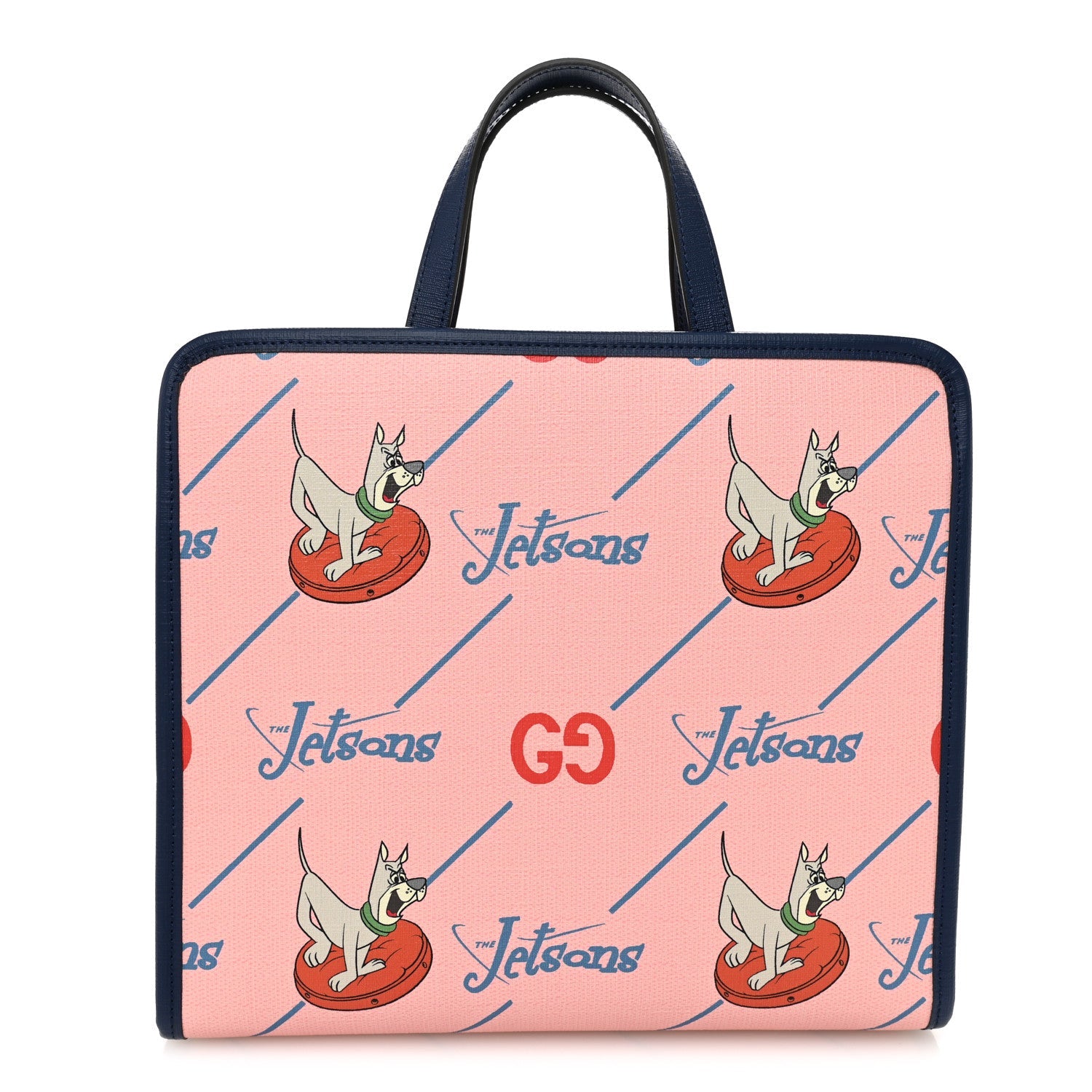 Coated Canvas Interlocking G The Jetsons Childrens Tote  Pink Multicolor