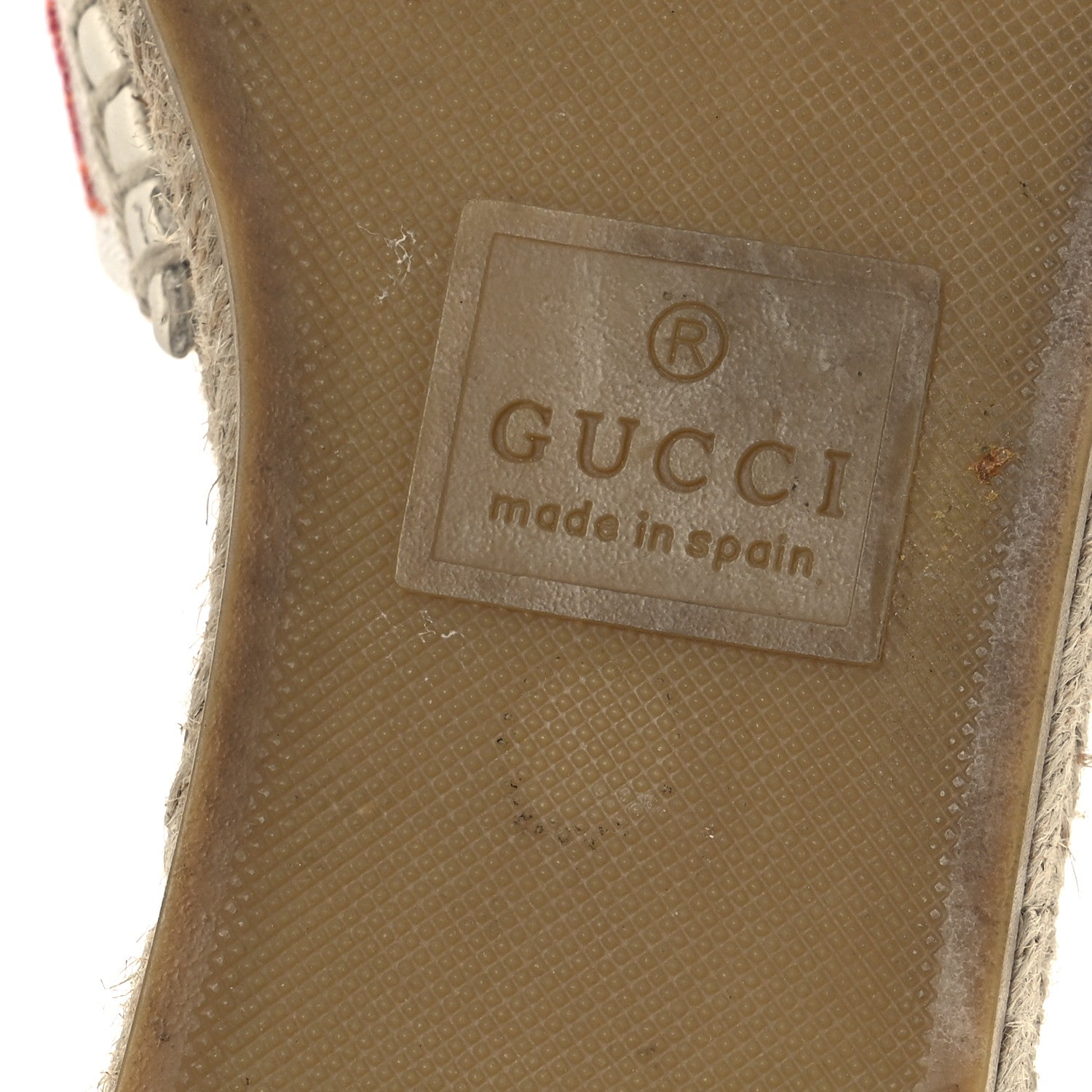 Linen Psychedelic Mini GG Espadrille Slide Sandals 39 Multicolor