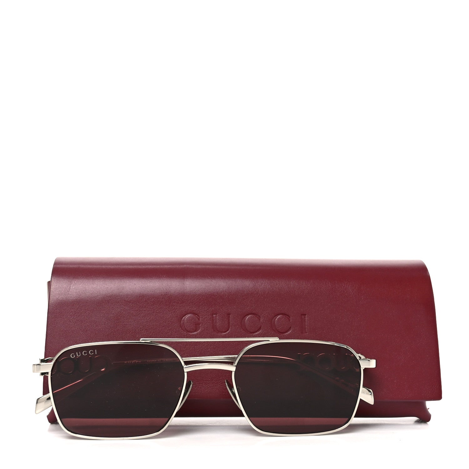Metal Crystal Sunglasses GG1804S Silver
