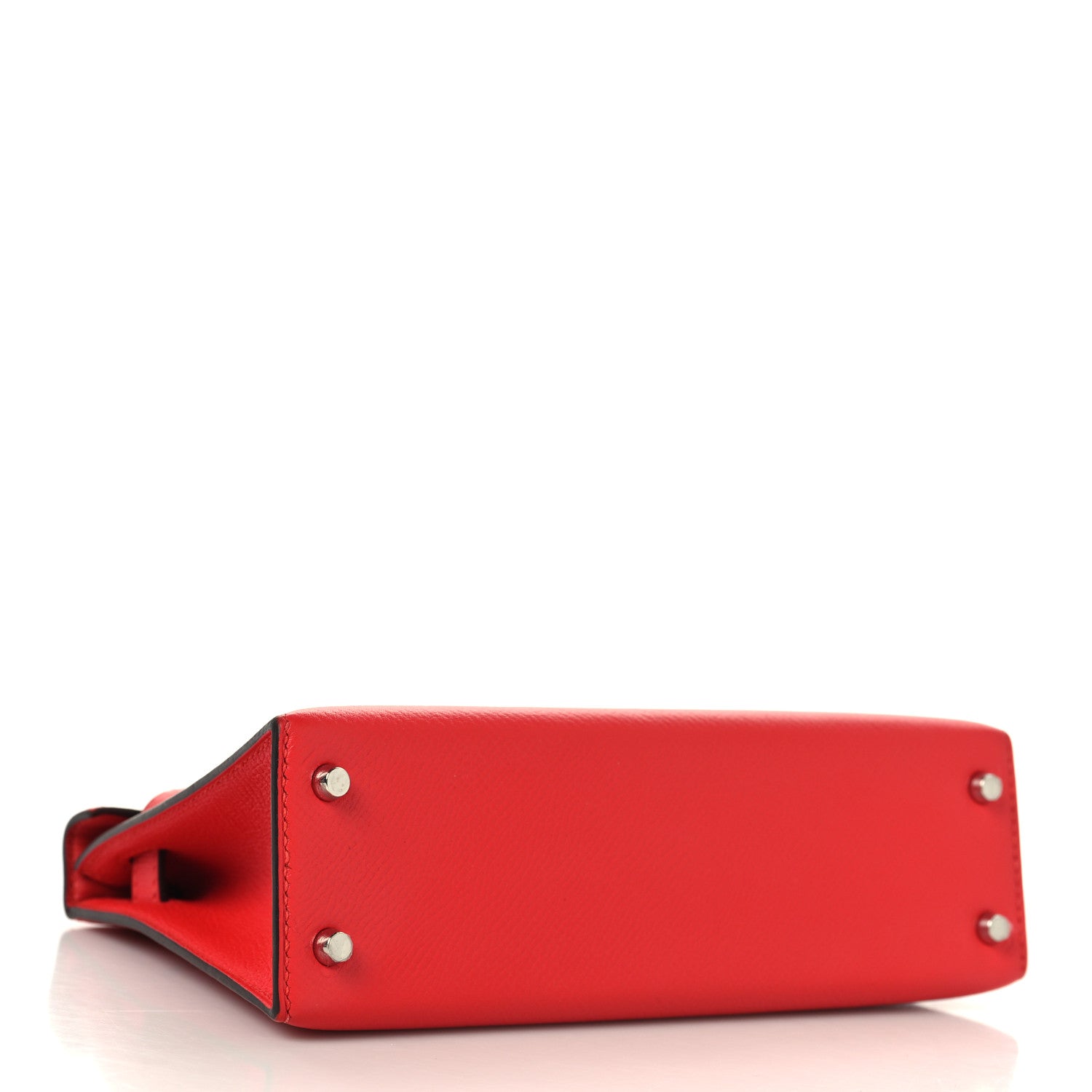 Epsom Mini Kelly Sellier 20  Rouge Tomate