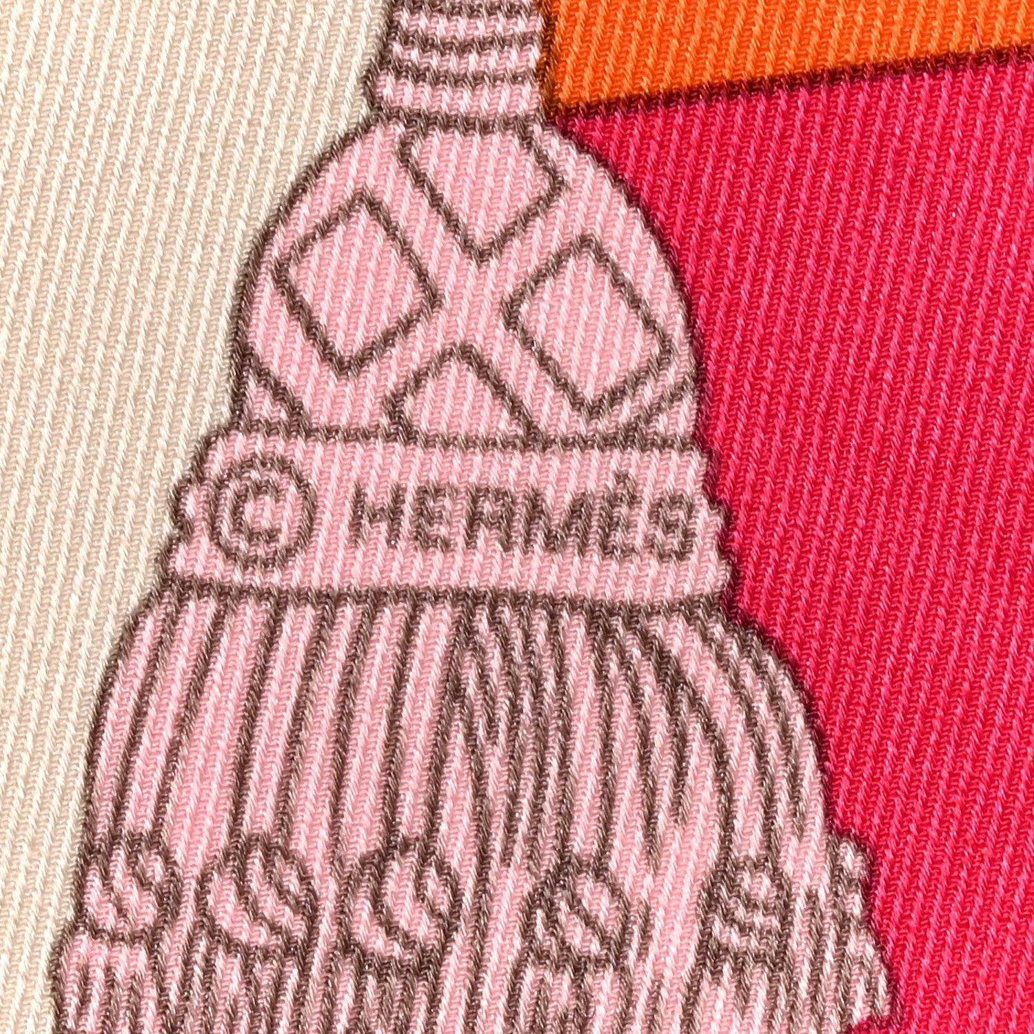 Silk Tours De Cles Scarf 70