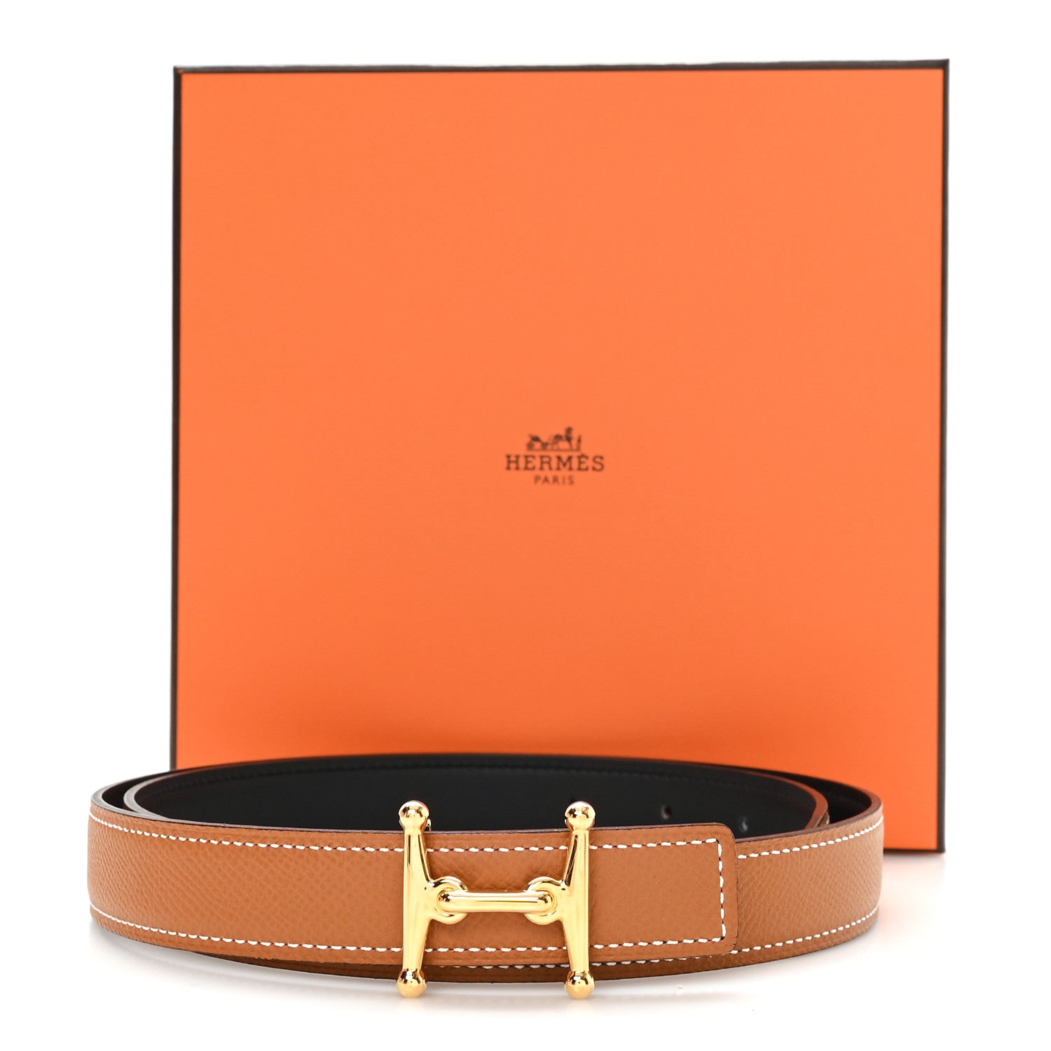 Epsom Swift 24mm Mors H Belt 80 32 Black Gold
