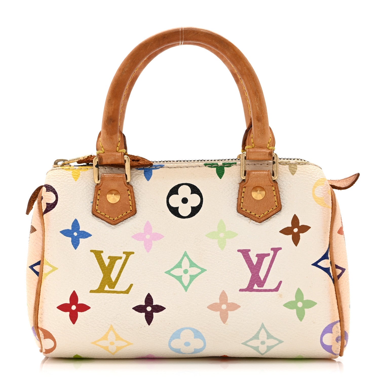 Monogram Multicolor Mini Sac HL Speedy White