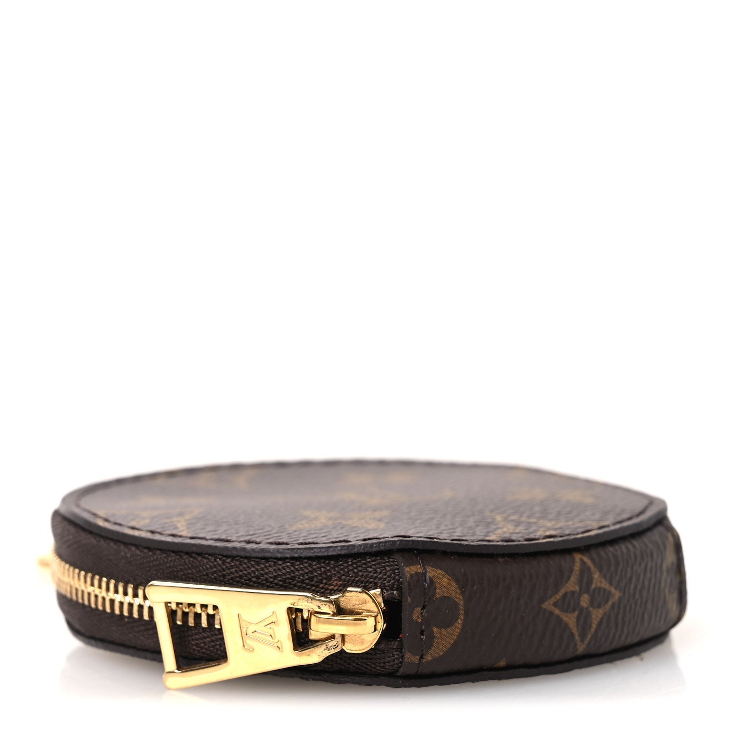 Monogram OnTheGo East West Round Coin Purse Red