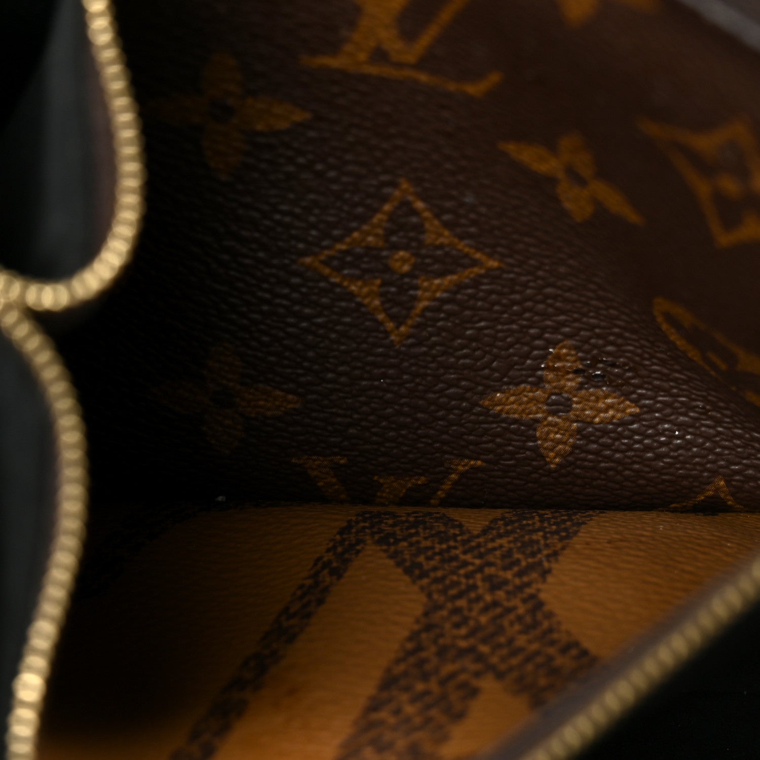 Reverse Monogram Giant Double Zip Pochette