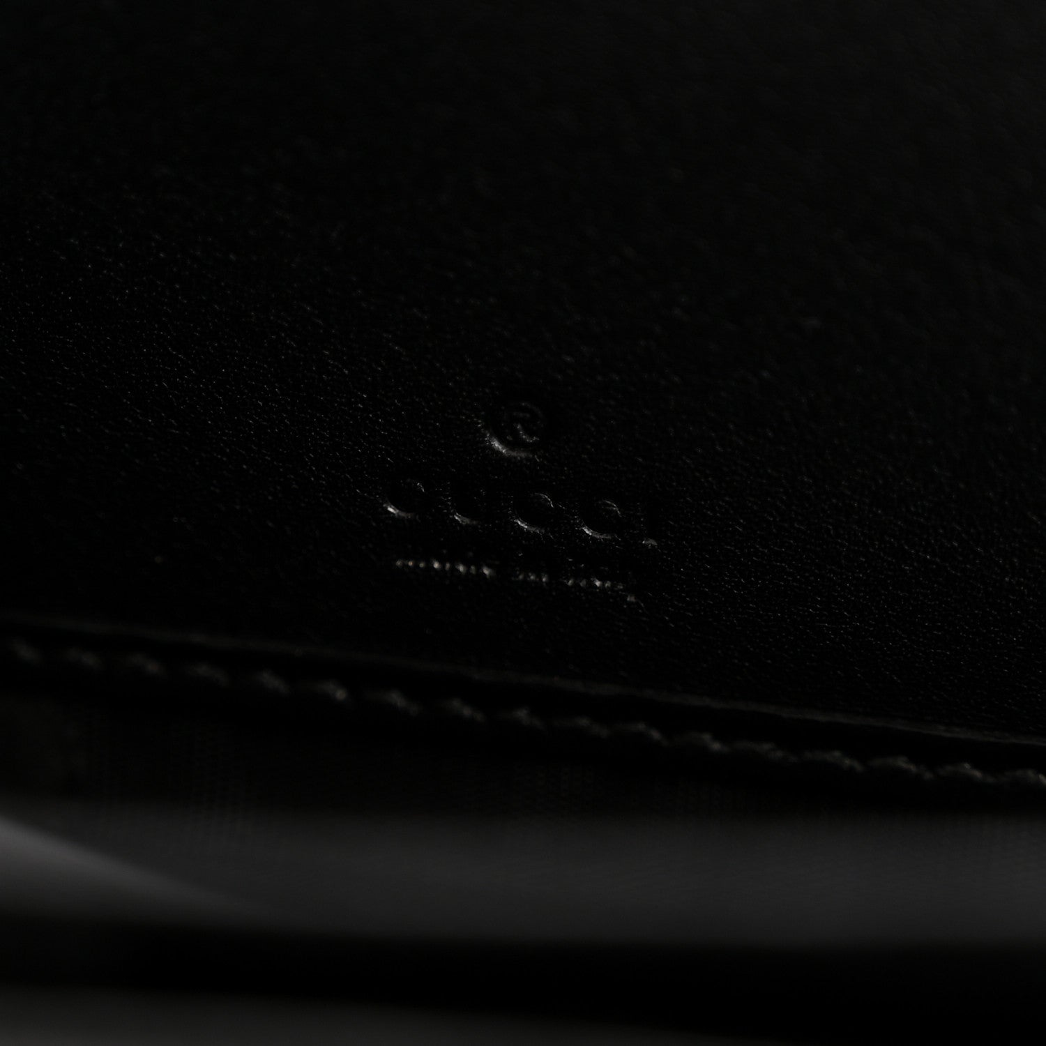 Guccissimma Signature Dorian Zip Around Wallet Black