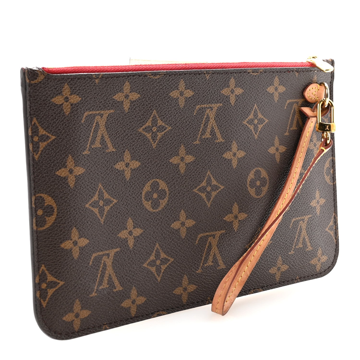 Monogram Neverfull MM GM Pochette Cherry