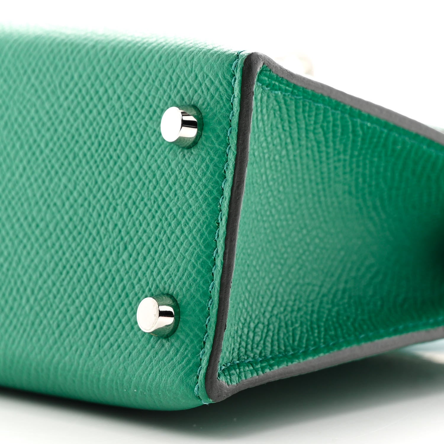 Epsom Mini Kelly Sellier 20 Vert Vertigo