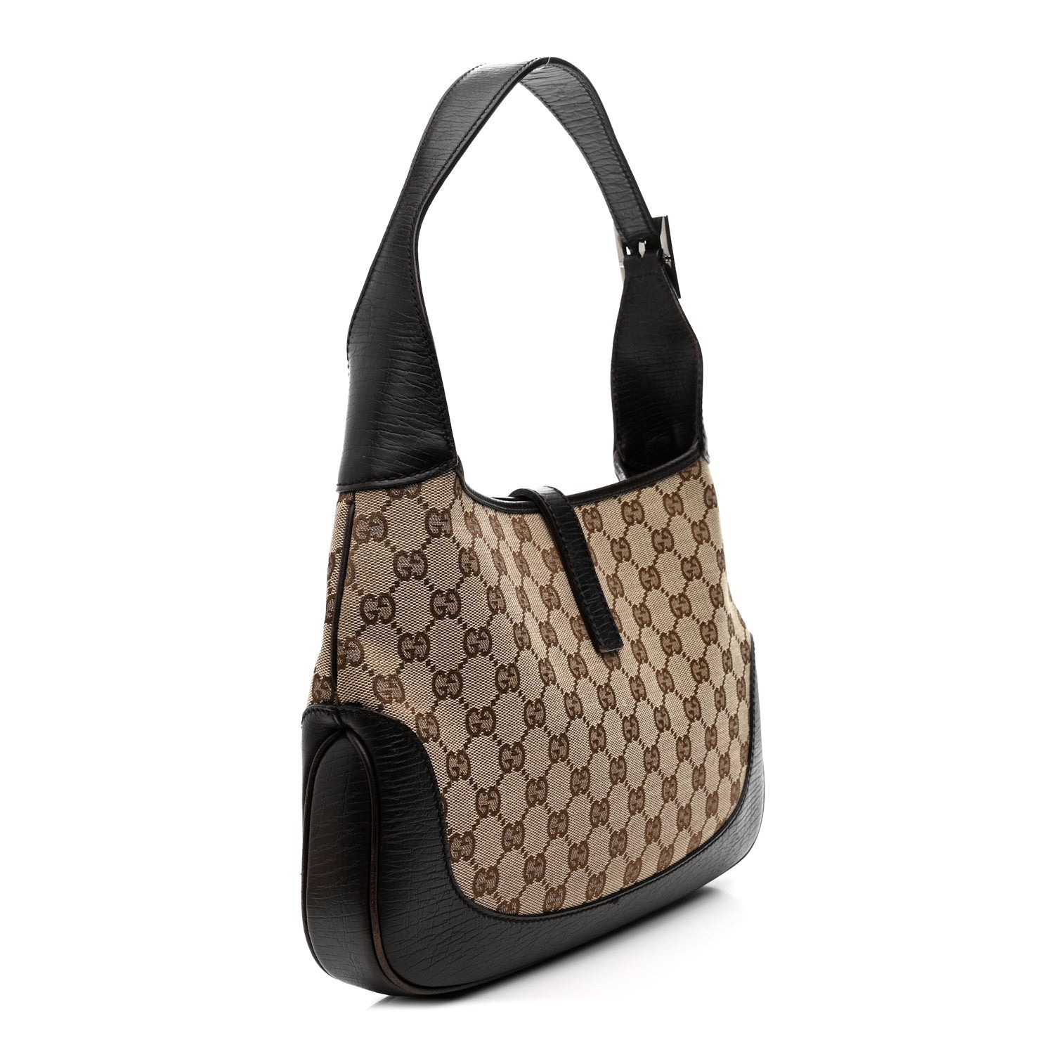 Monogram Web Jackie O Hobo Dark Brown