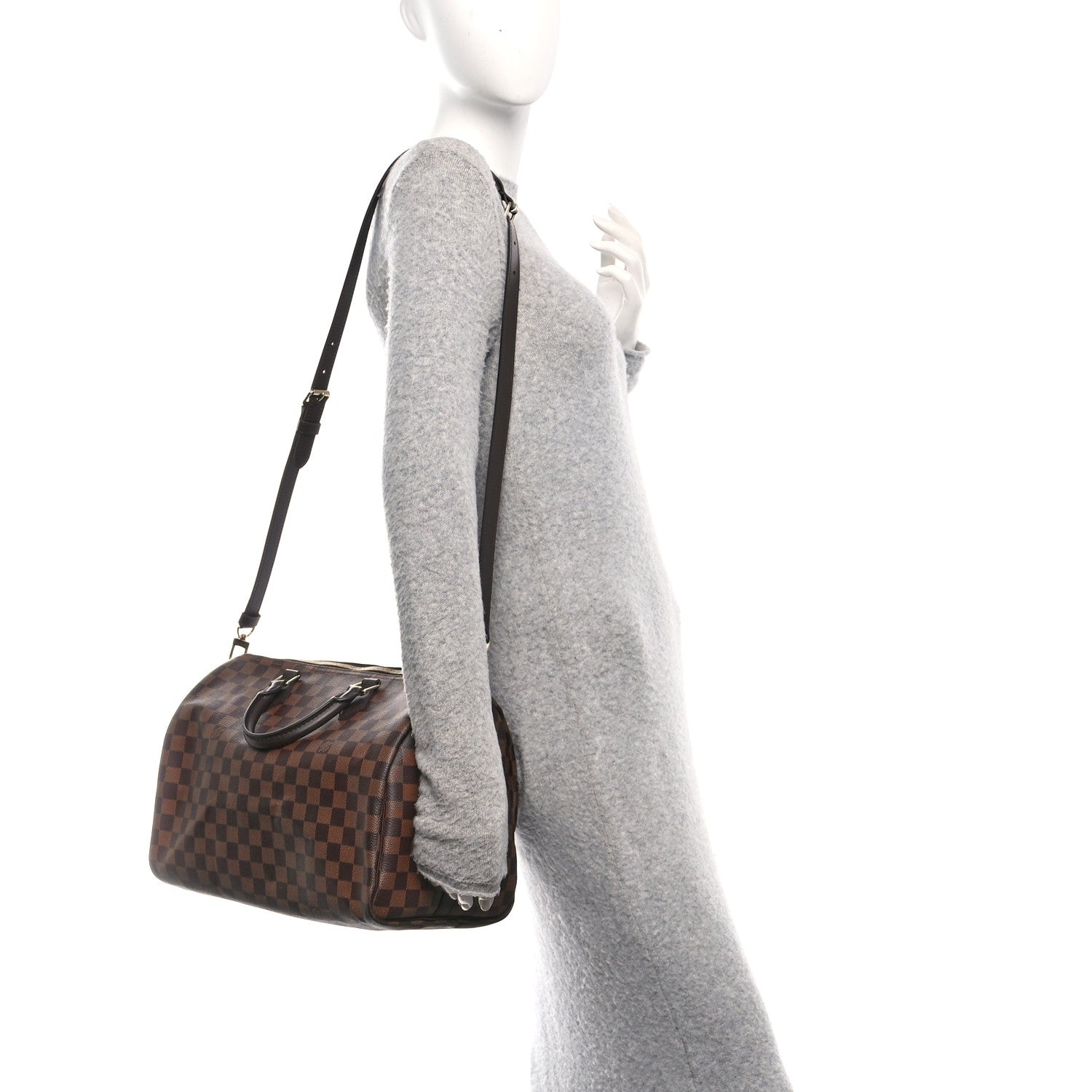 Damier Ebene Speedy Bandouliere 35