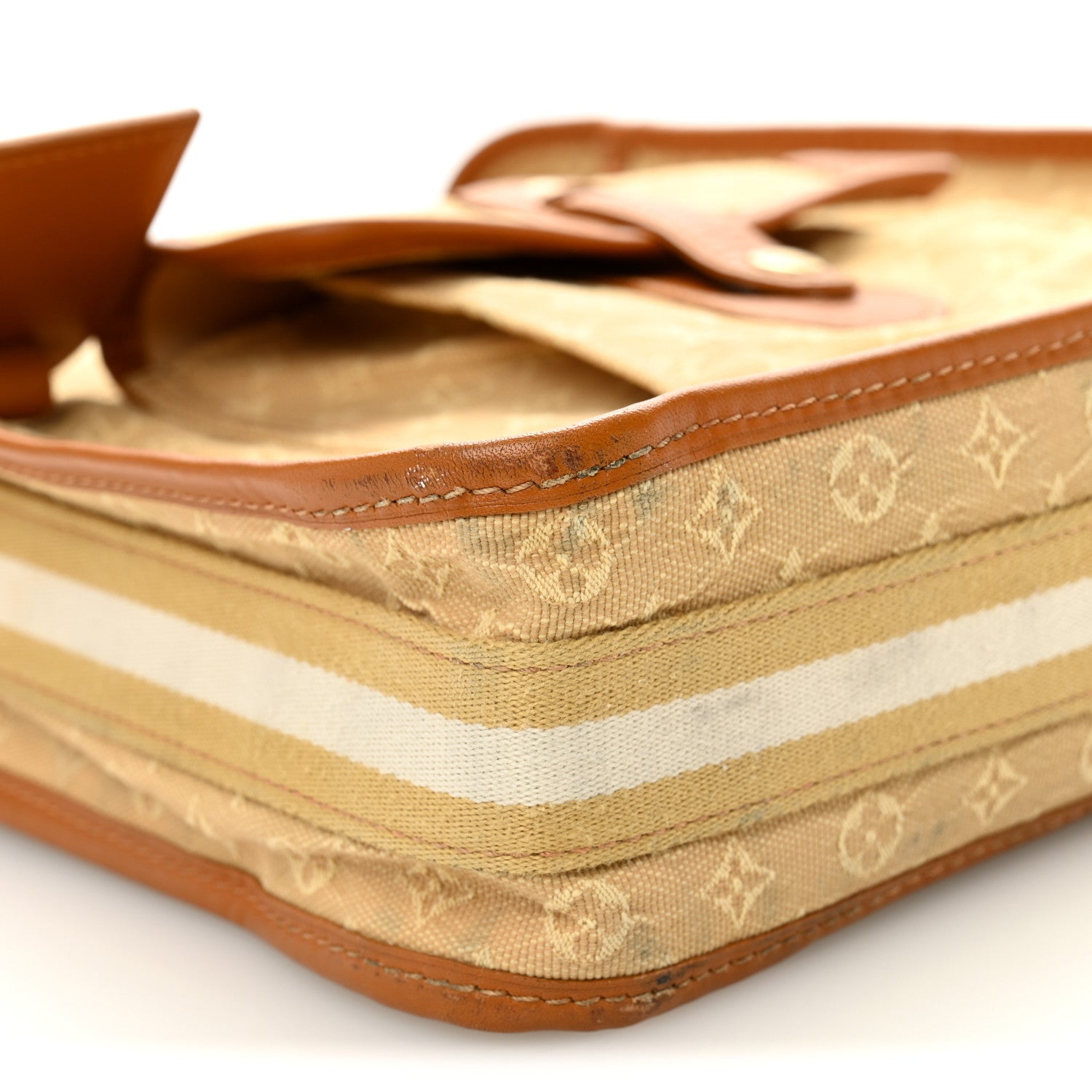 Mini Monogram Besace Mary Kate Beige