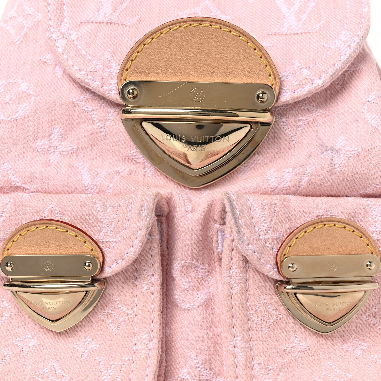 Denim Venice Backpack Washed Pink