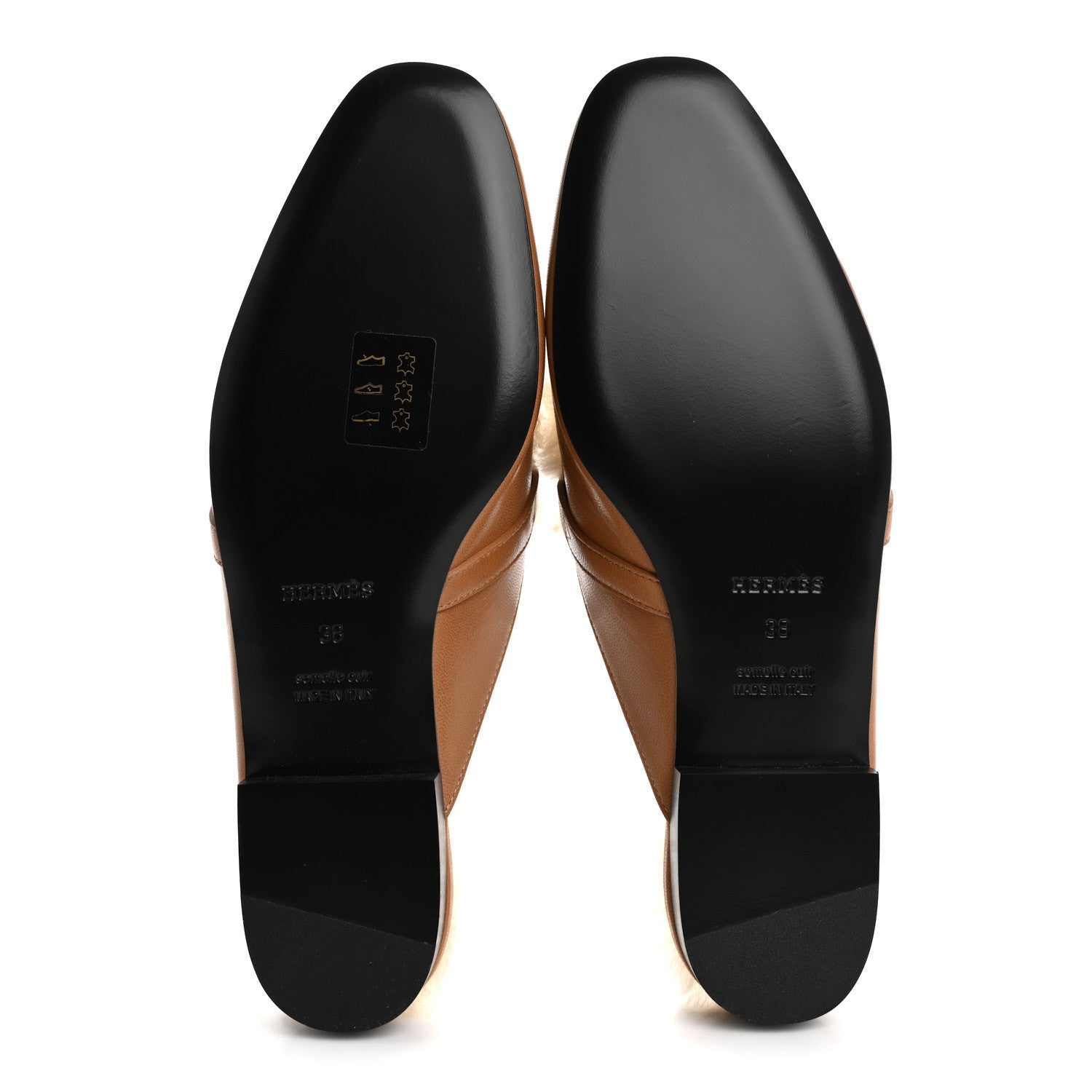 Goatskin Shearling Womens Oz Mules 38 Naturel Ecru