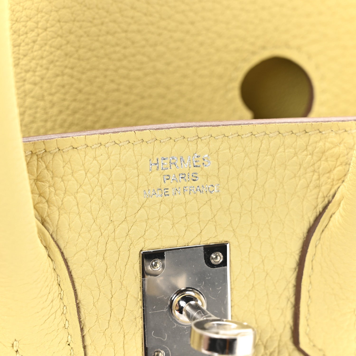 Togo Birkin 25 Jaune Poussin