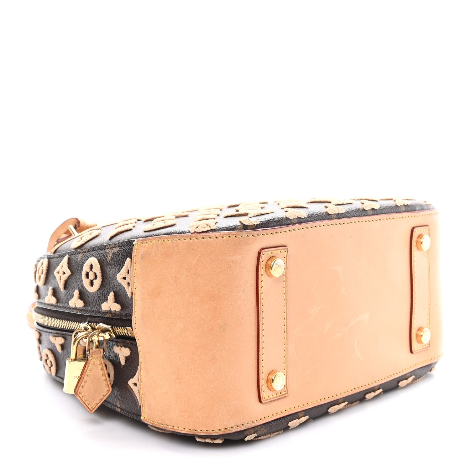 Monogram Tuffetage Deauville Cube Caramel