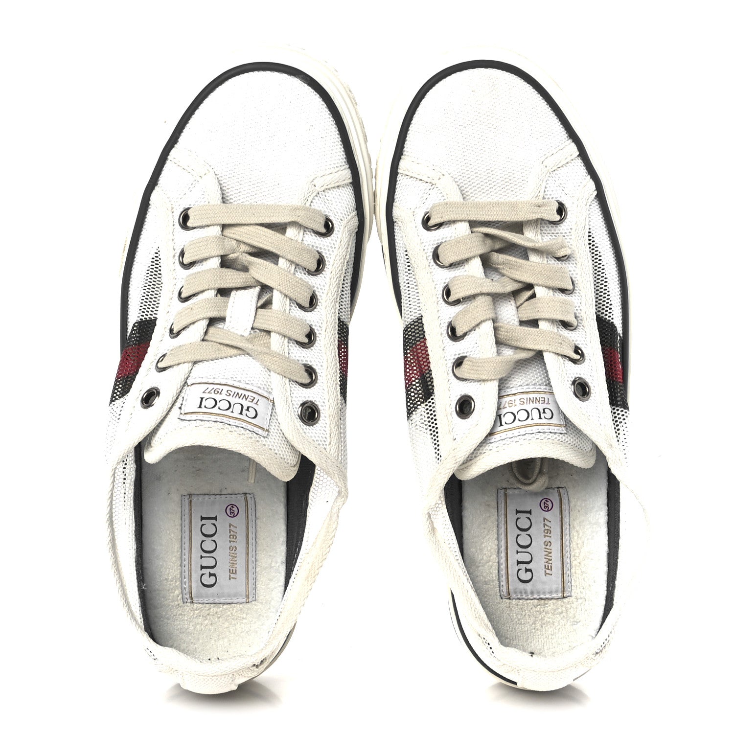 Mesh Web Womens 1977 Tennis Sneakers 37.5 Great White Mystic White