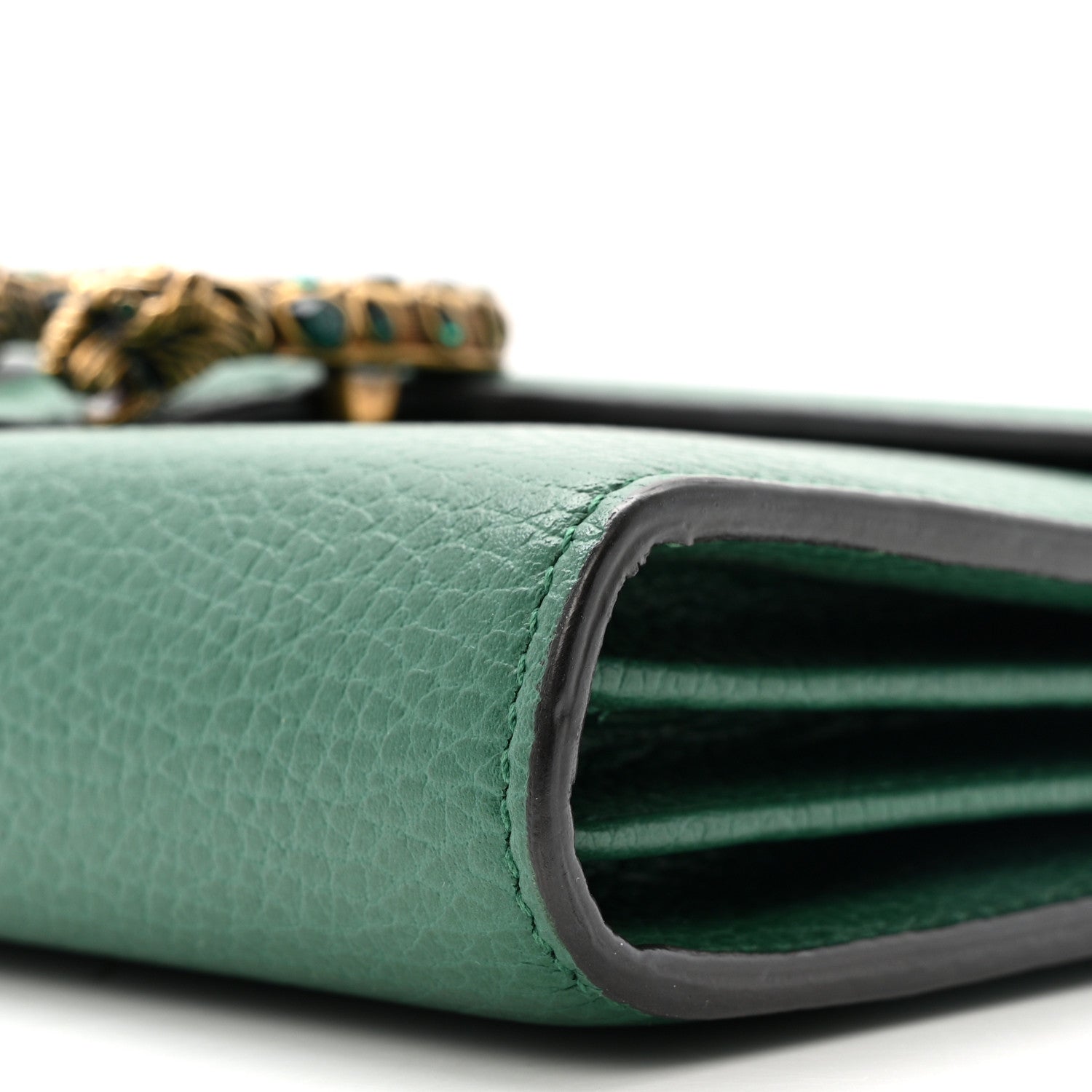 Calfskin Mini Dionysus Chain Wallet Emerald