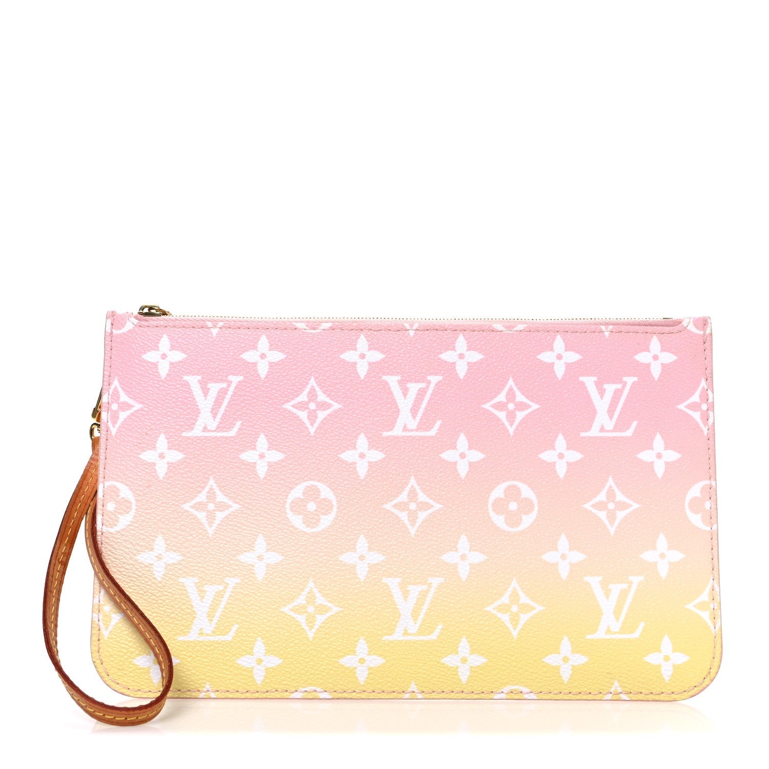 Monogram By The Pool Neverfull MM Pochette Light Pink