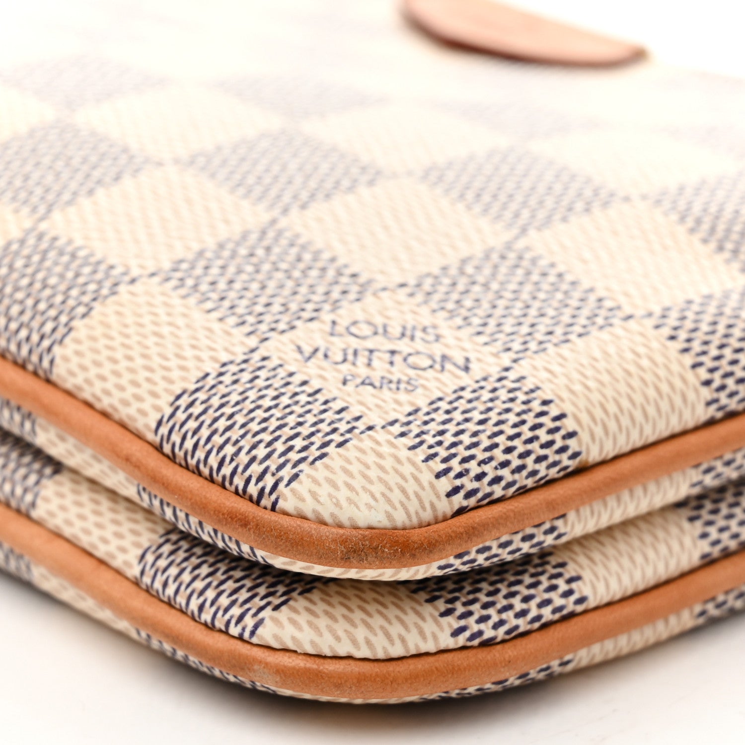 Damier Azur Double Zip Pochette