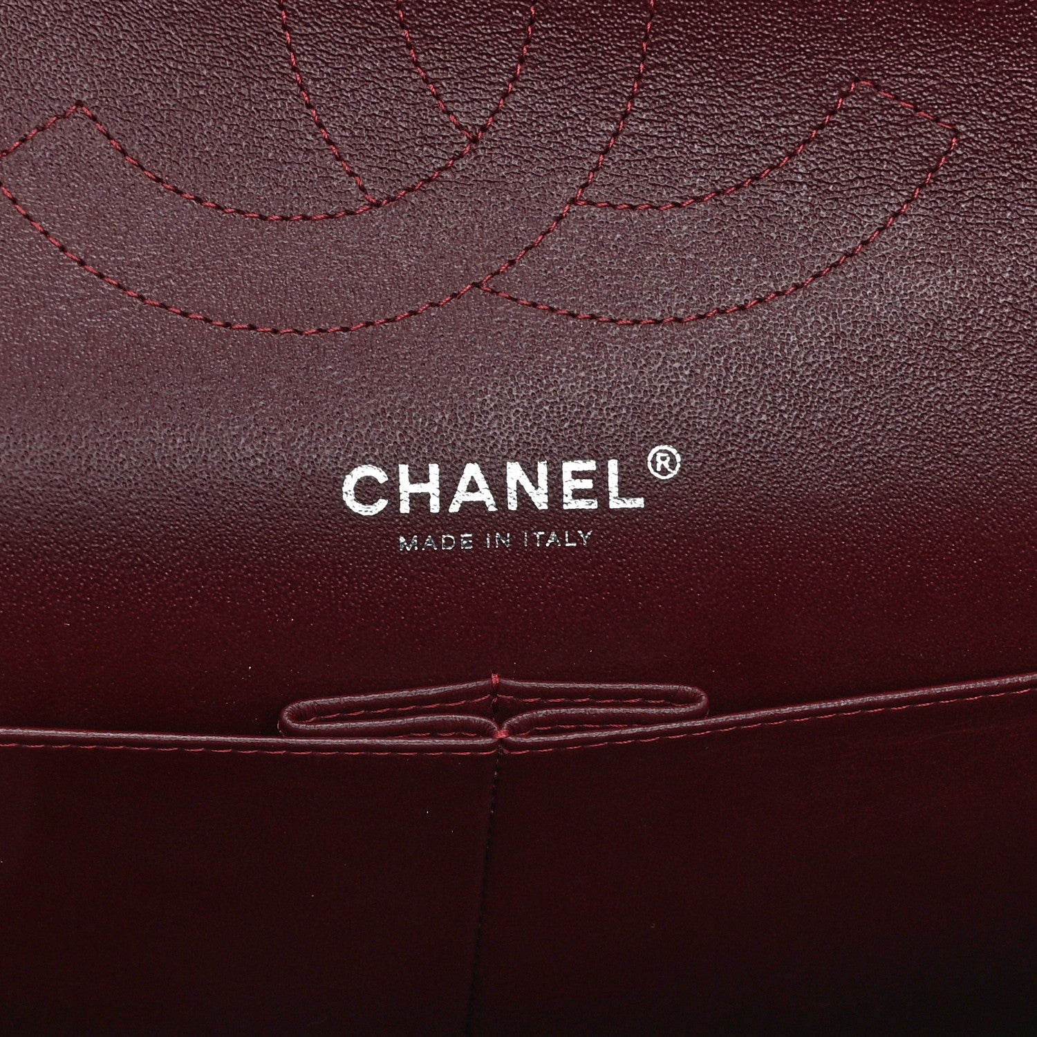 Lambskin Quilted Jumbo Double Flap Black