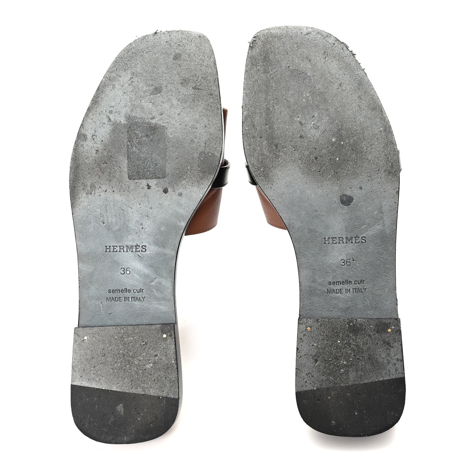 Calfskin Giulia Sandals 36 Naturel Black