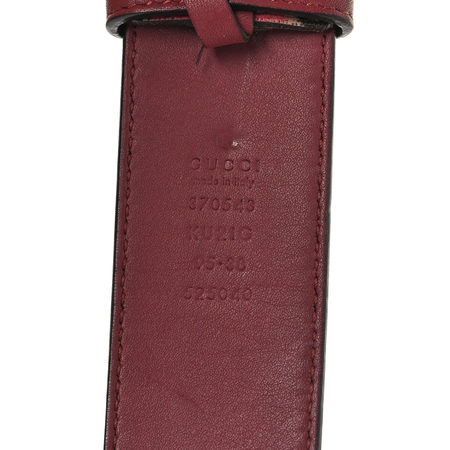 GG Supreme Monogram Blooms Moon Calfskin Interlocking G 37mm Belt 95 38 Beige Ebony Multicolor Dry Rose