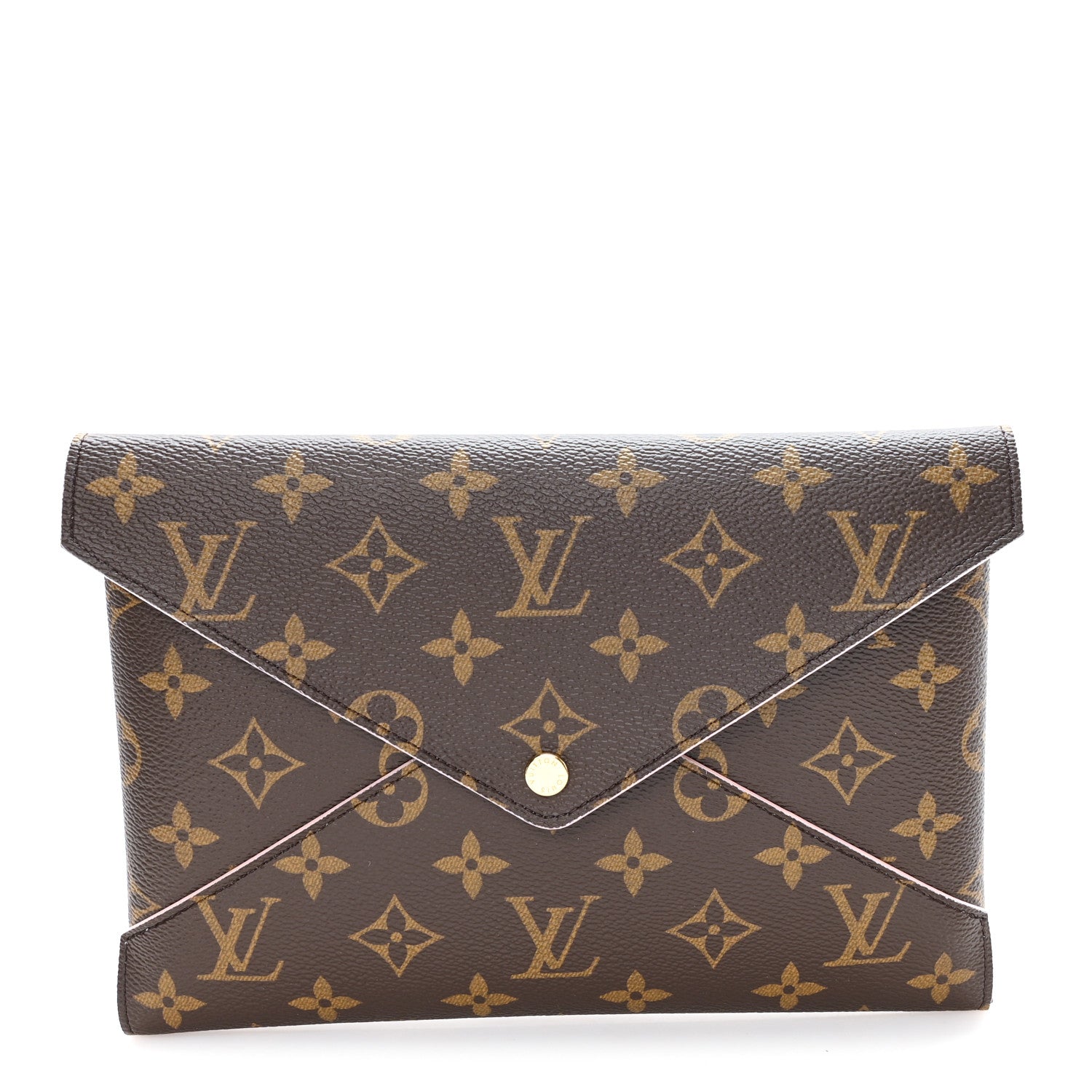 Monogram Large Kirigami Pochette Insert Rose Ballerine