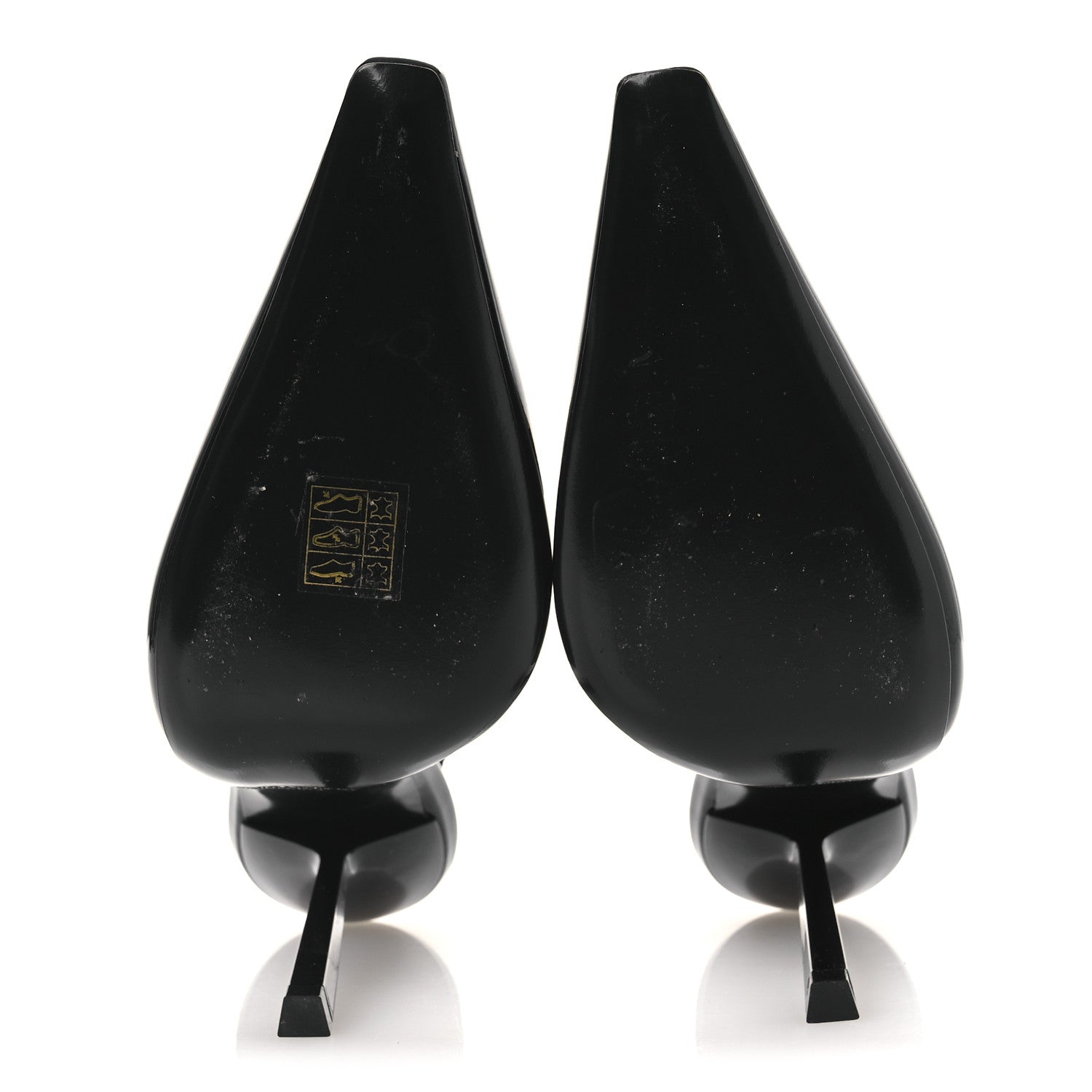 Vernice Grupy Madame 115mm Slingback Pumps 38 Black