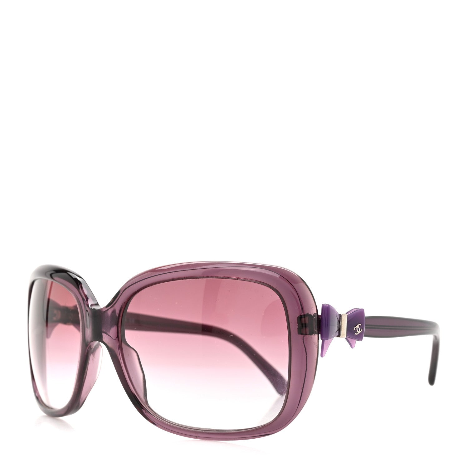 Acetate CC Bow Sunglasses 5171 Purple