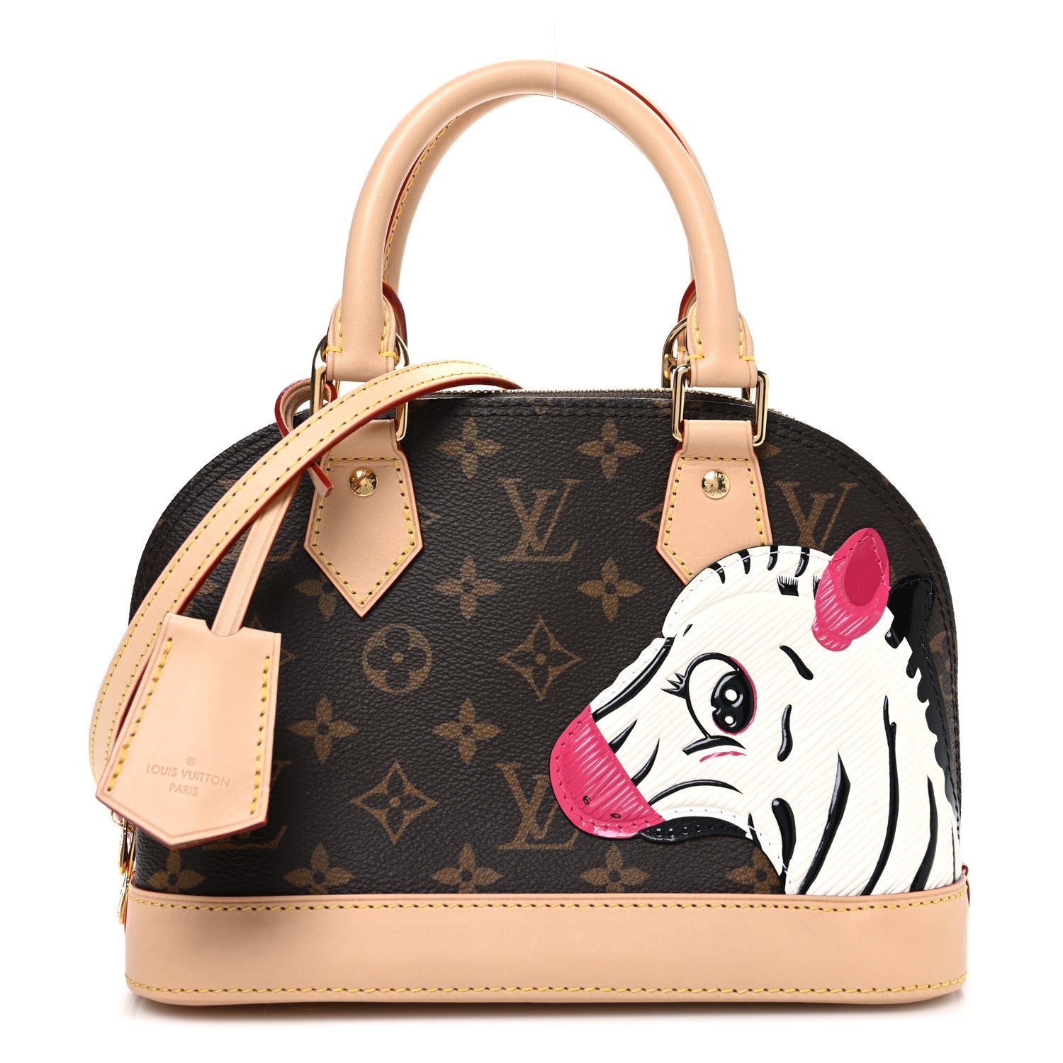 LV X Sun Yitian Monogram Zebra Alma BB