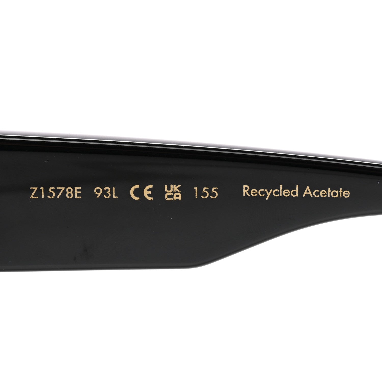 Acetate Swarovski Crystal Cyclone Sunglasses Z1578E Black