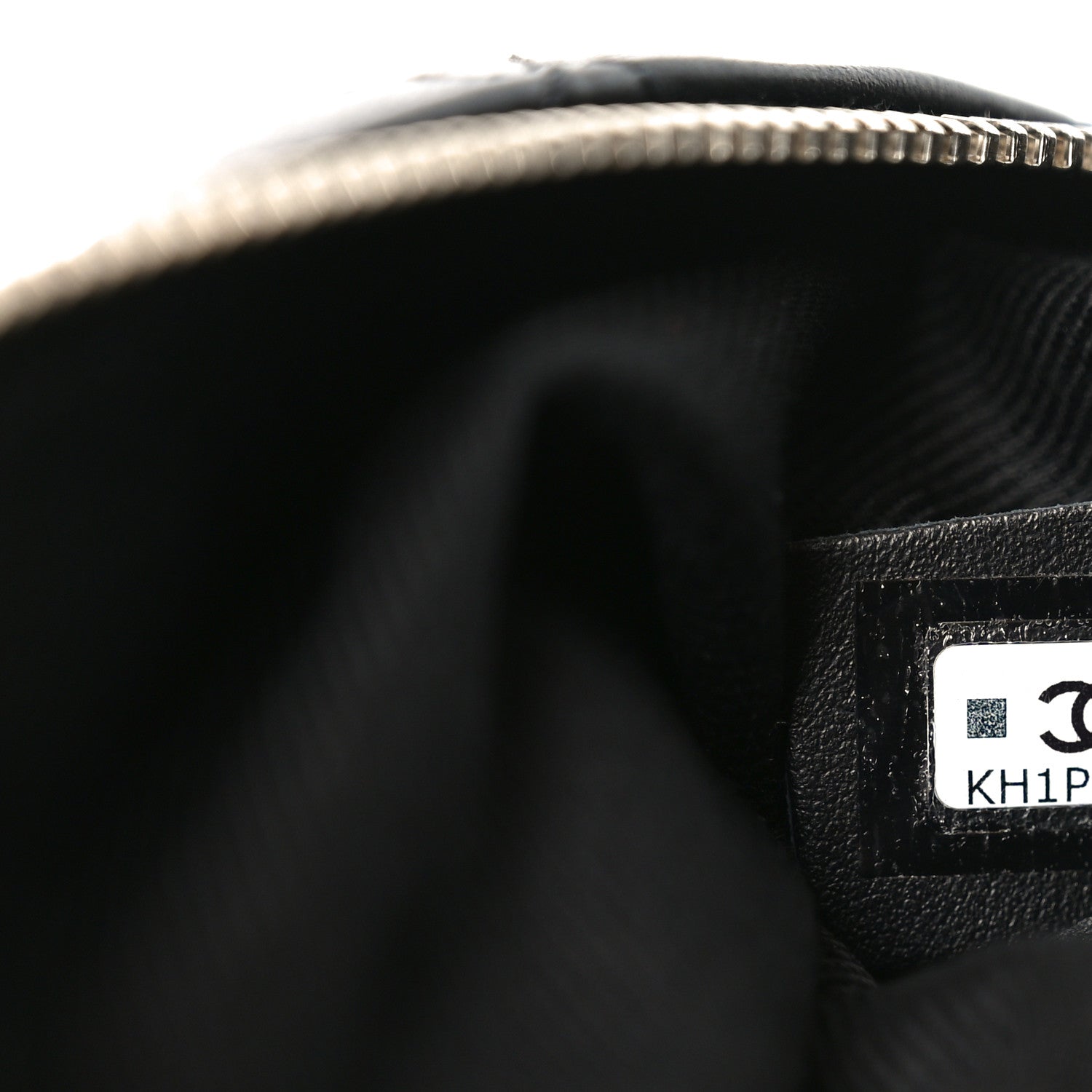 Calfskin Quilted Uniform Waist Belt Bag Black
