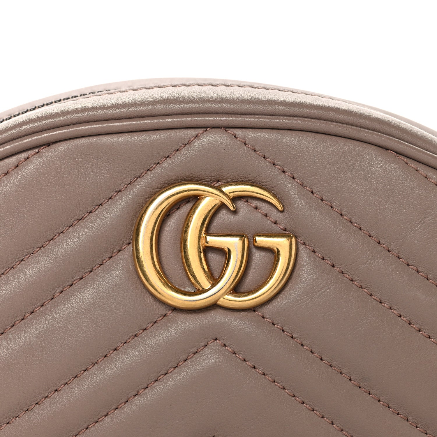 Calfskin Matelasse GG Marmont Belt Bag 85 34 Porcelain Rose
