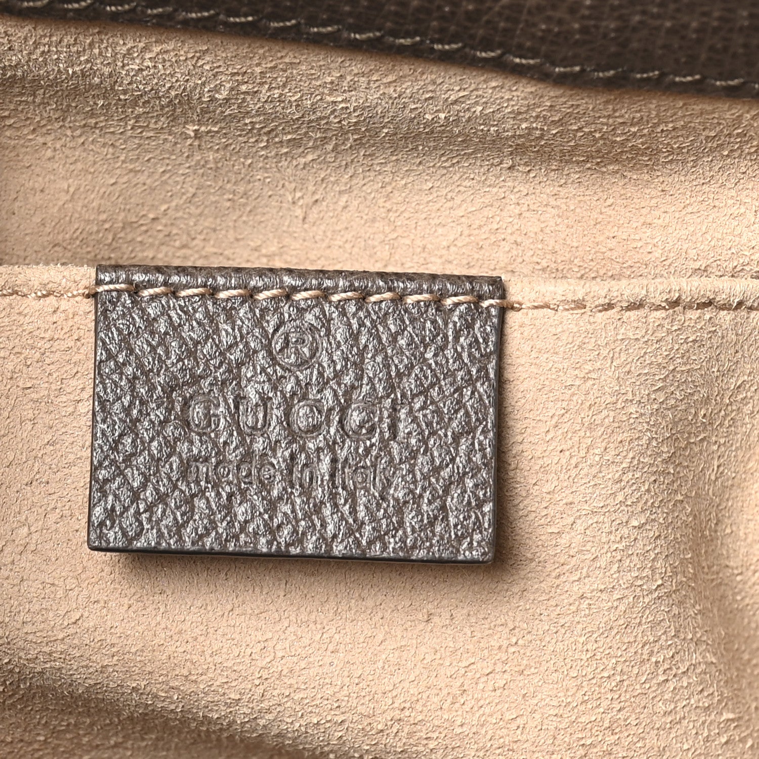 GG Supreme Monogram Small Ophidia Tote Bag Brown