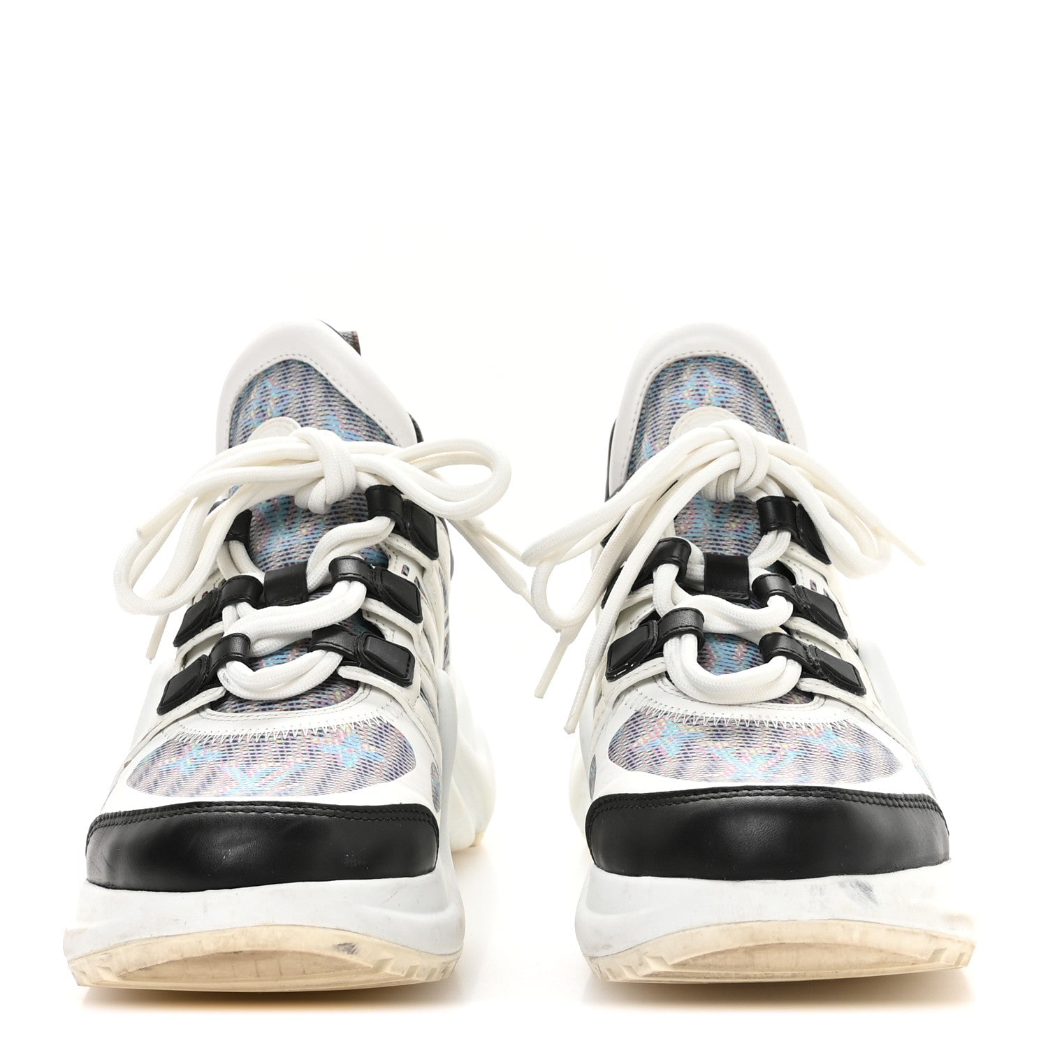 Calfskin Nylon LV Pop Archlight Sneaker 36 Blue