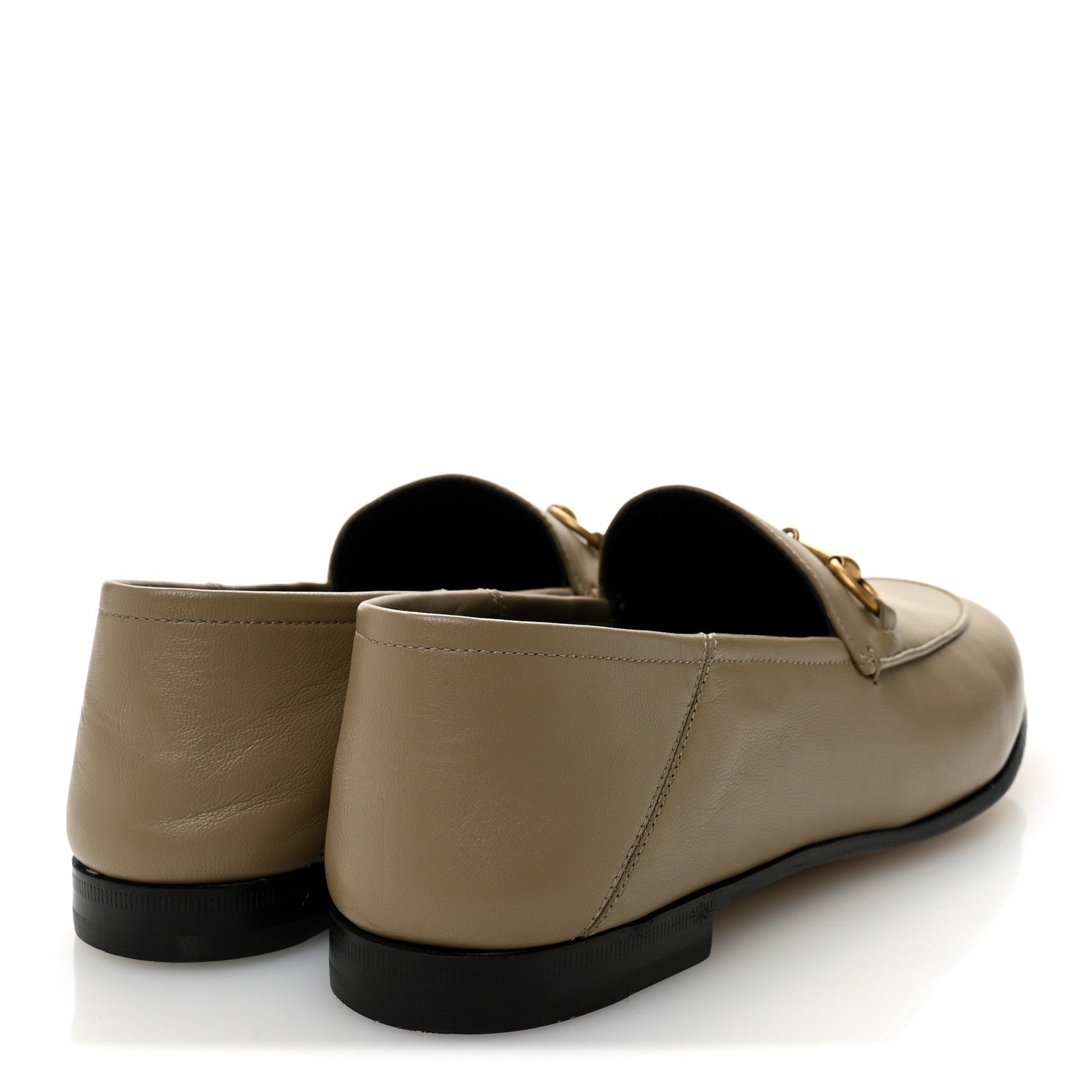 Lambskin Womens Brixton Horsebit Loafers 39.5 Mud