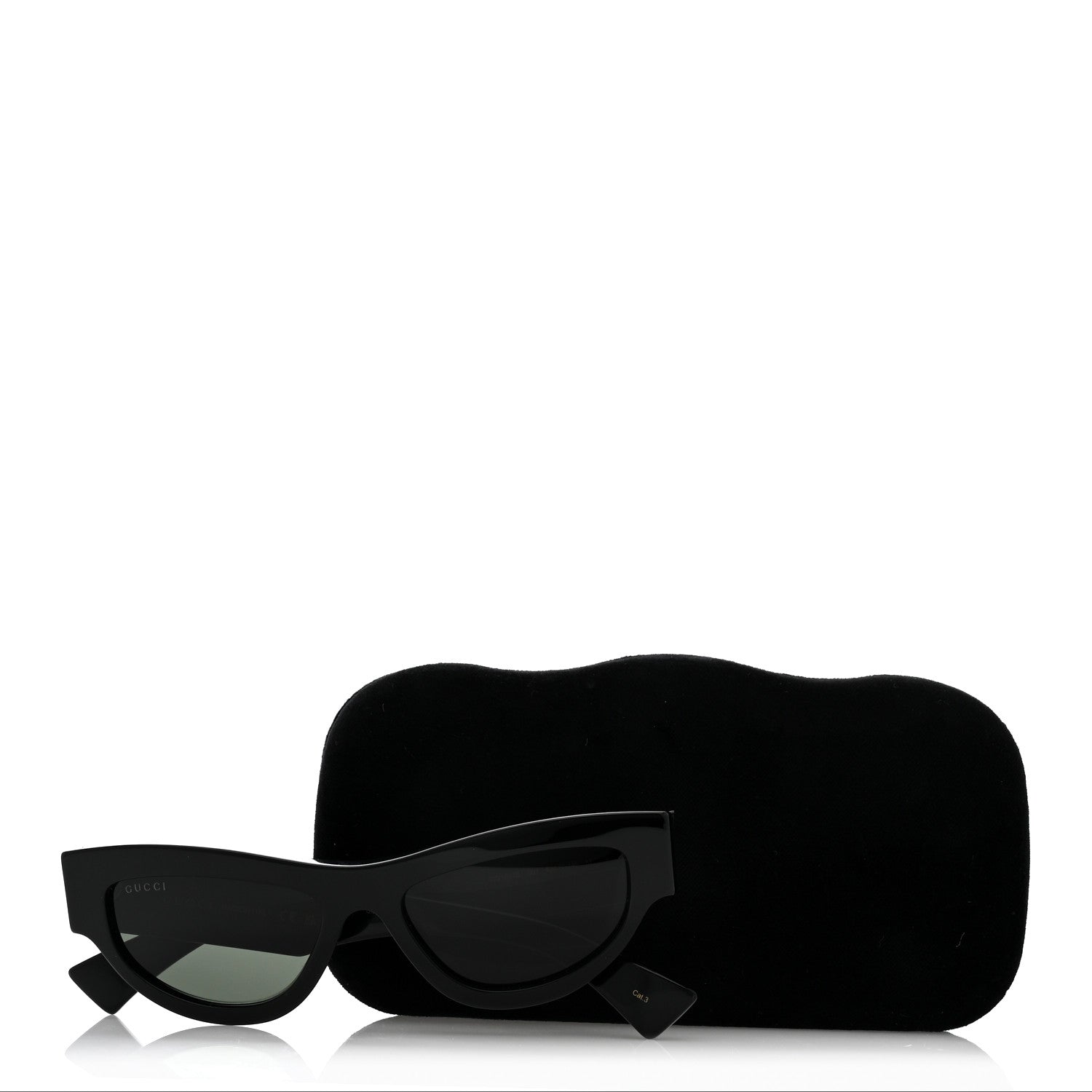 Acetate Miami Cat Eye Sunglasses GG1834S Black