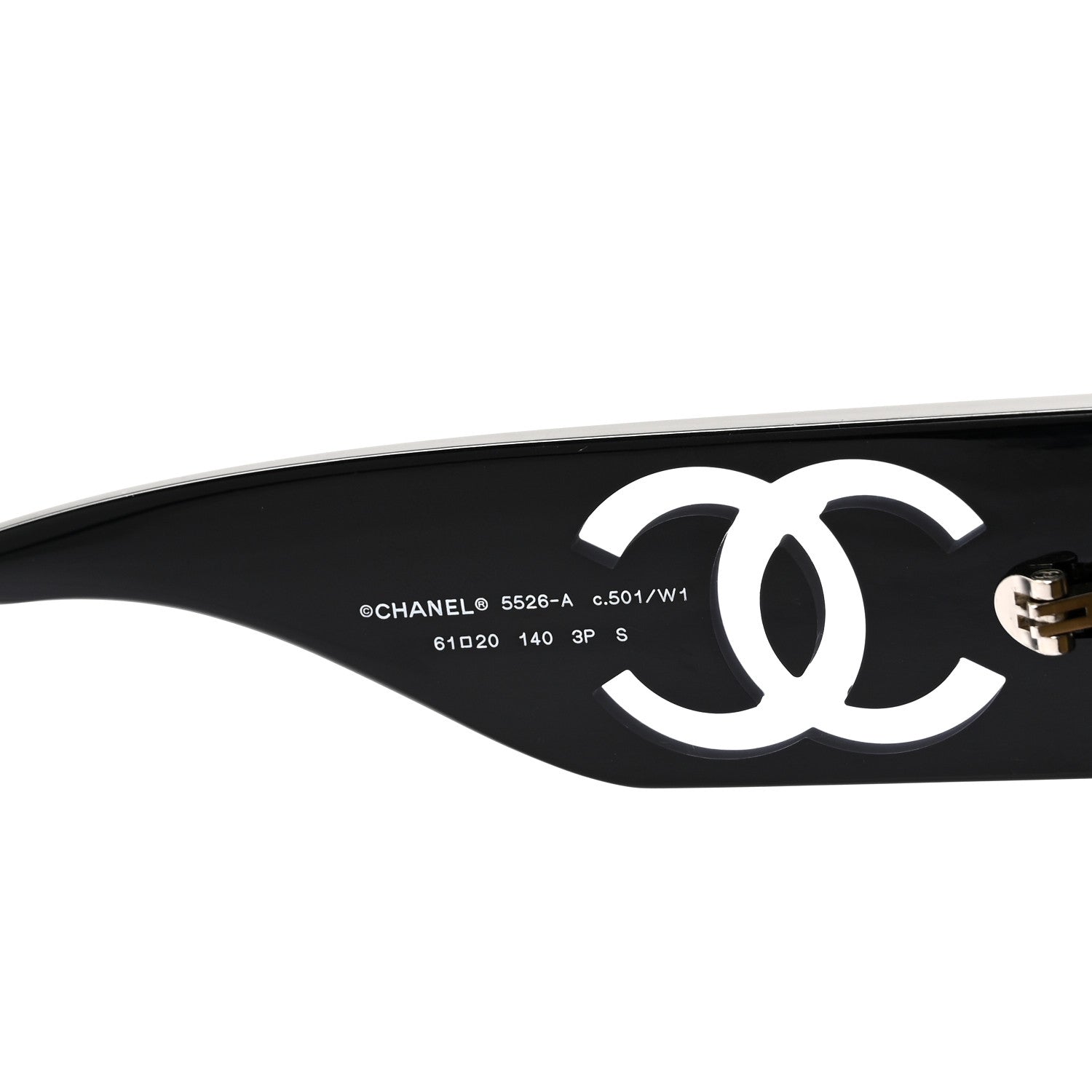 Acetate Polarized Rectangle Sunglasses 5526-A Black
