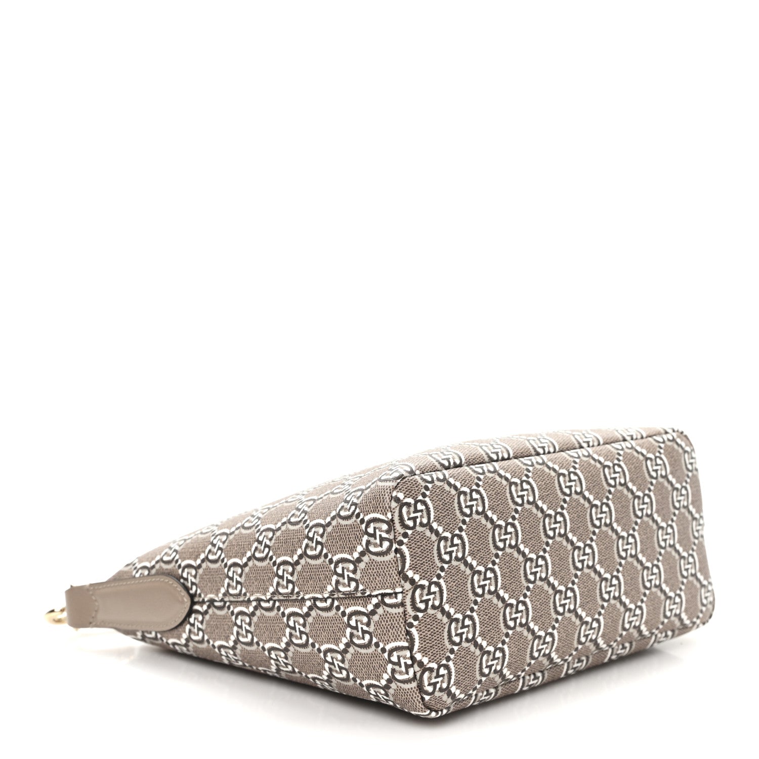 GG Shadow Monogram Super Mini Ophidia Shoulder Bag Taupe
