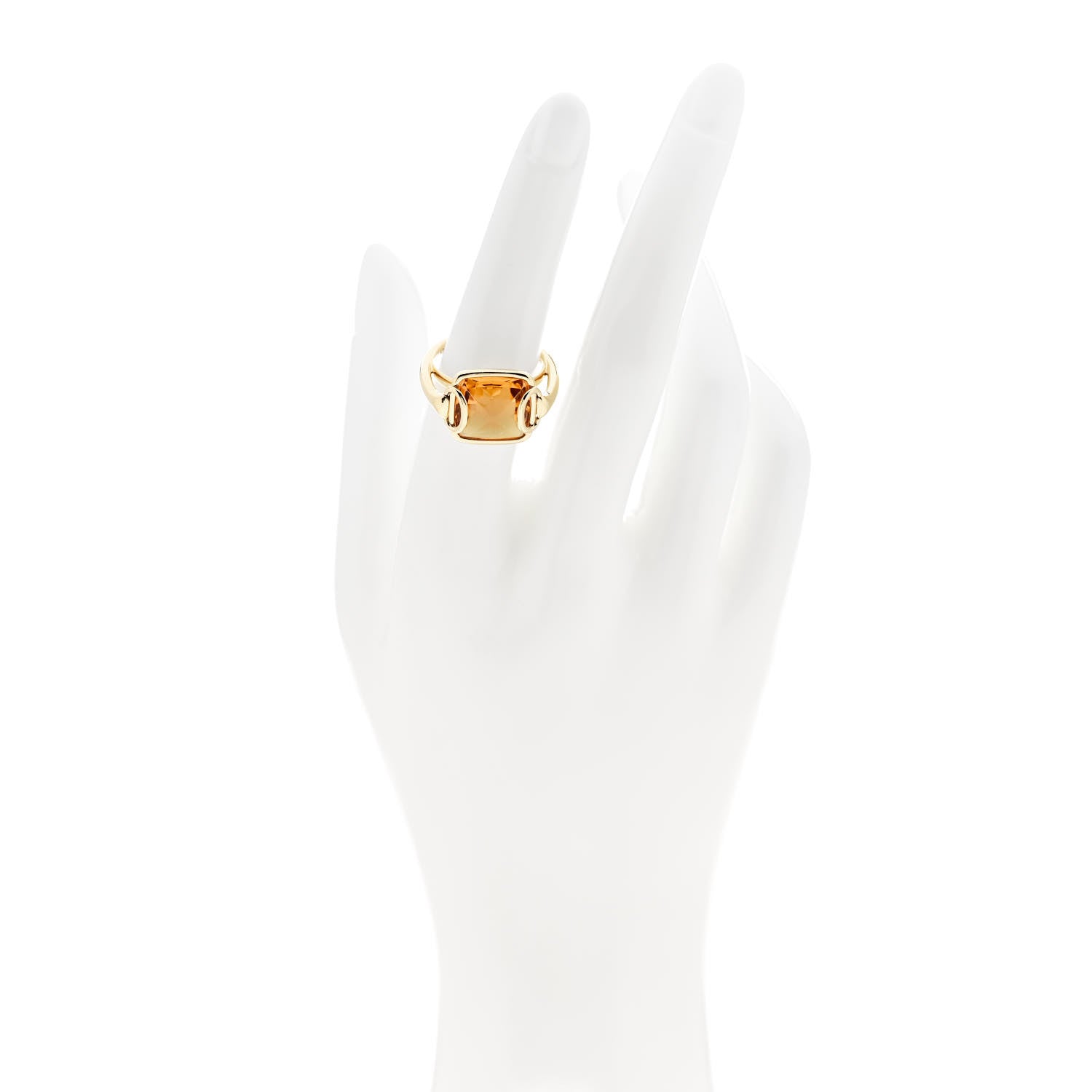 18K Yellow Gold Citrine Nausicaa Ring 53 6.5