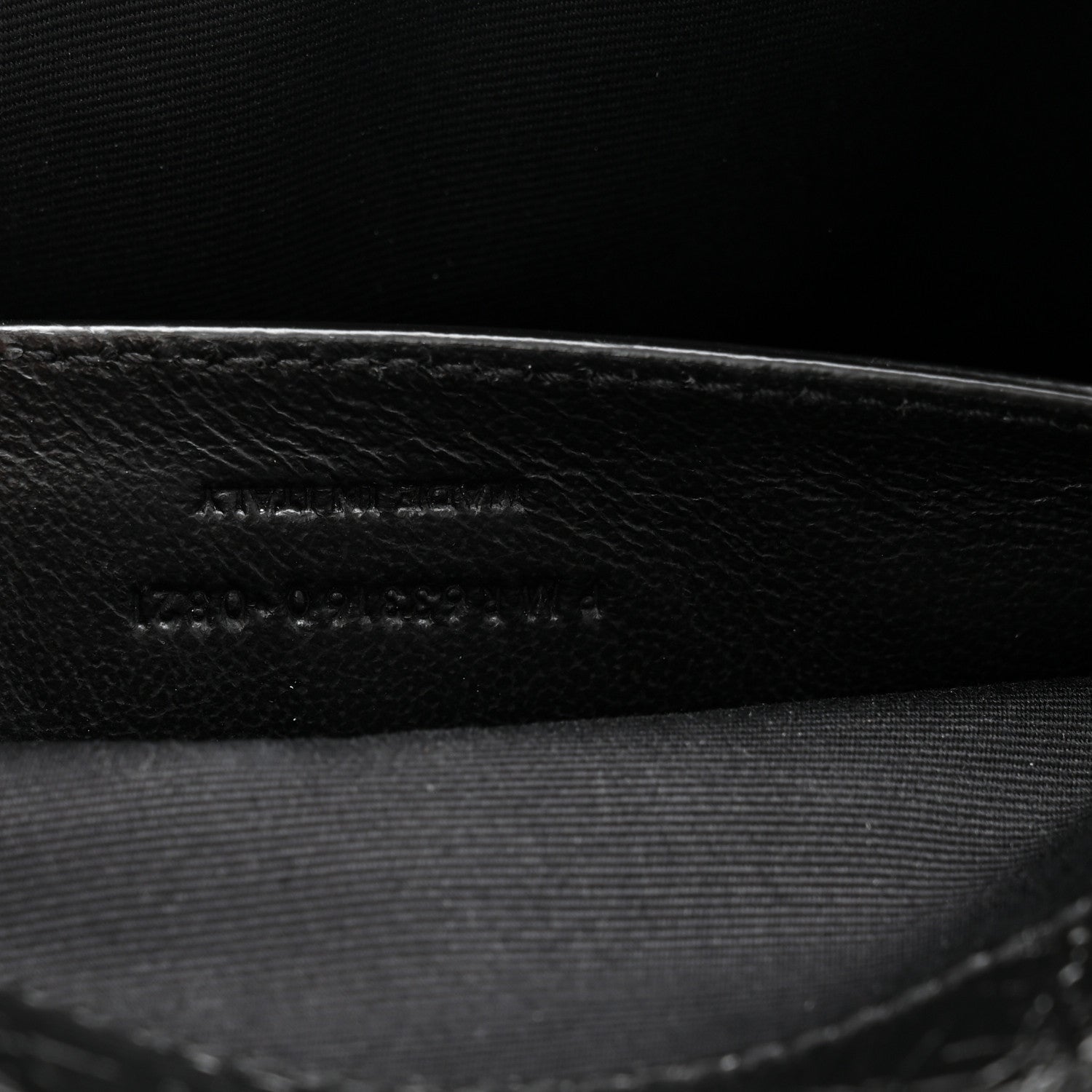Crinkled Calfskin Matelasse Monogram Baby Niki Chain Satchel Black