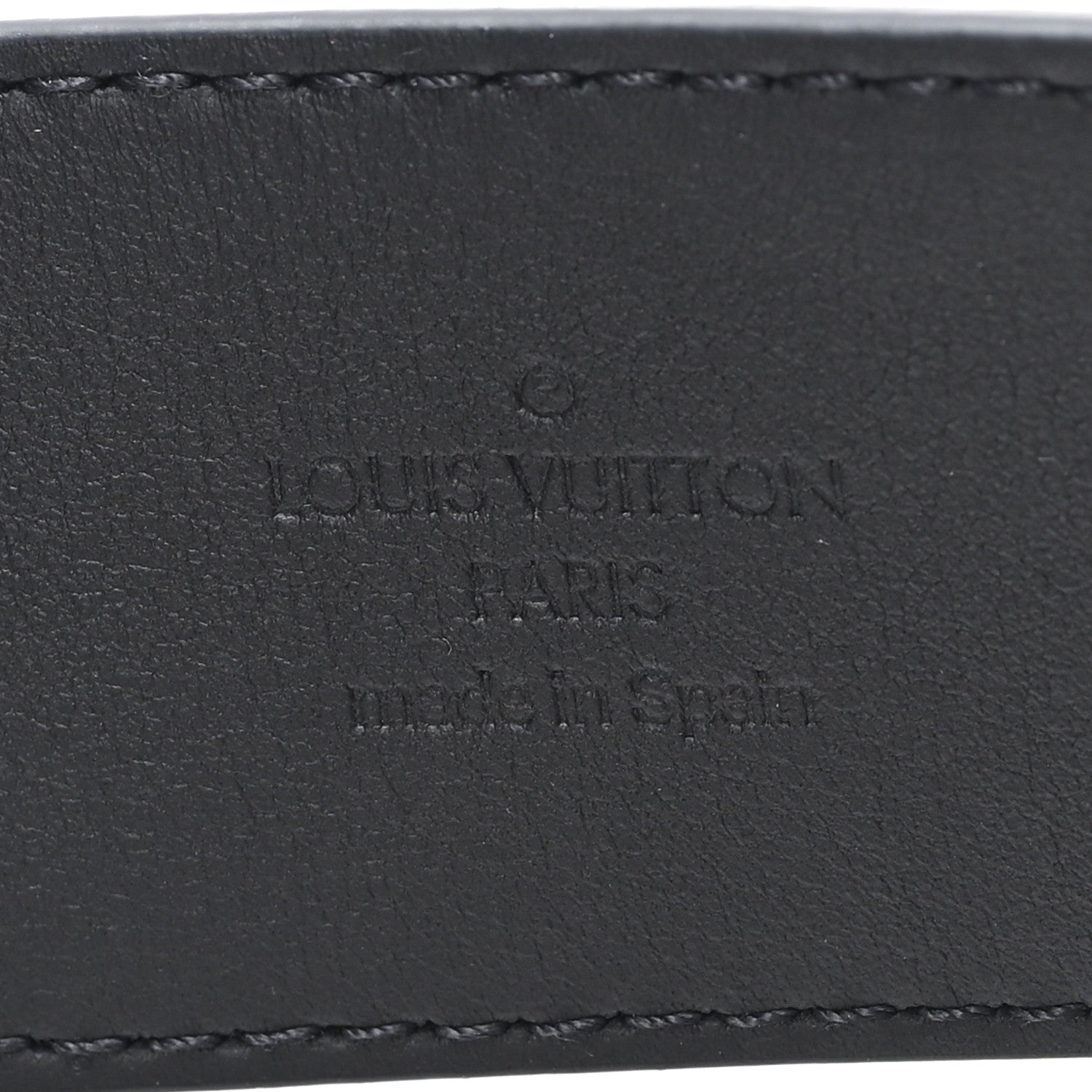 Monogram Eclipse Taigarama 40mm LV Initiales Reversible Belt 95 38 Black