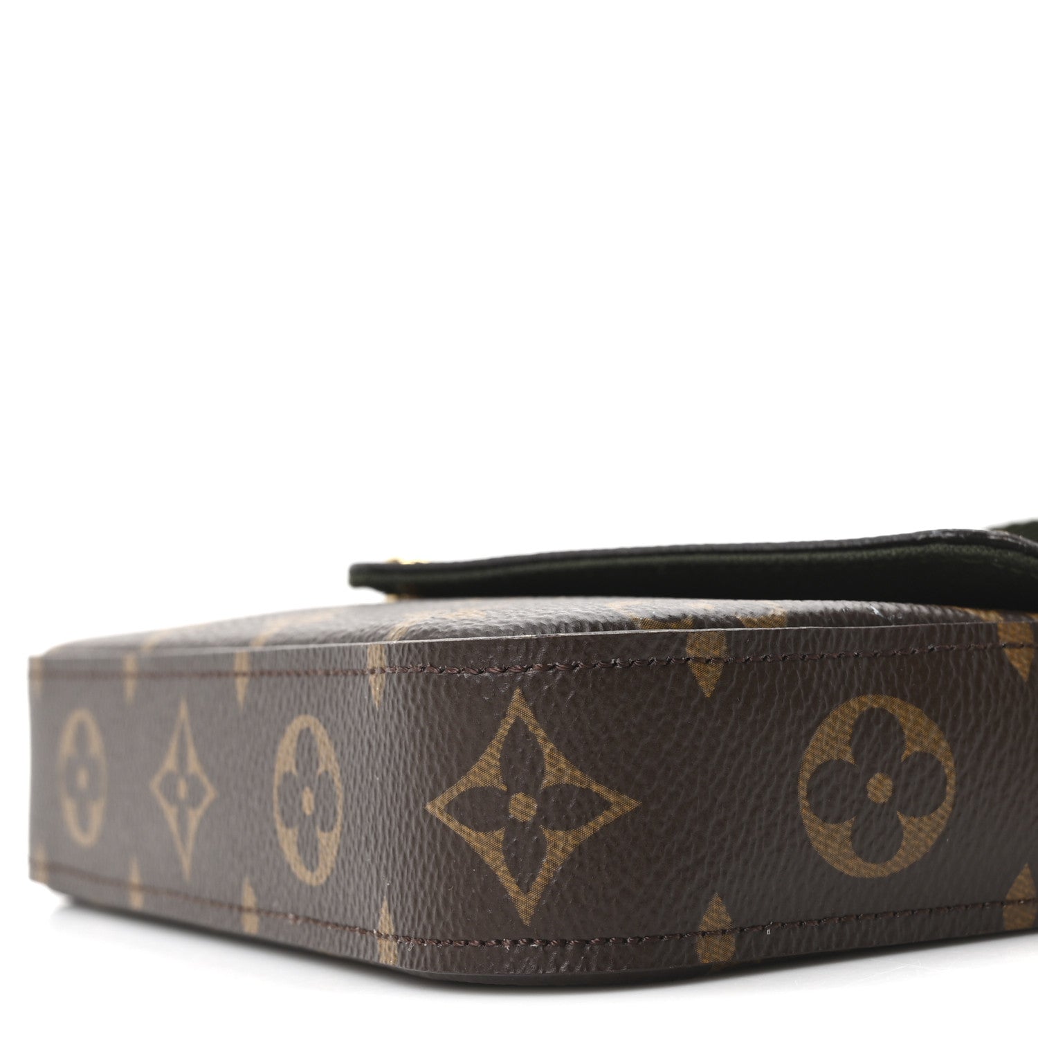 Monogram Felicie Strap & Go Kaki