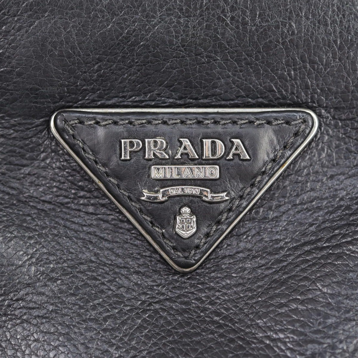 Prada Twin Pocket Glace Calfskin Tote