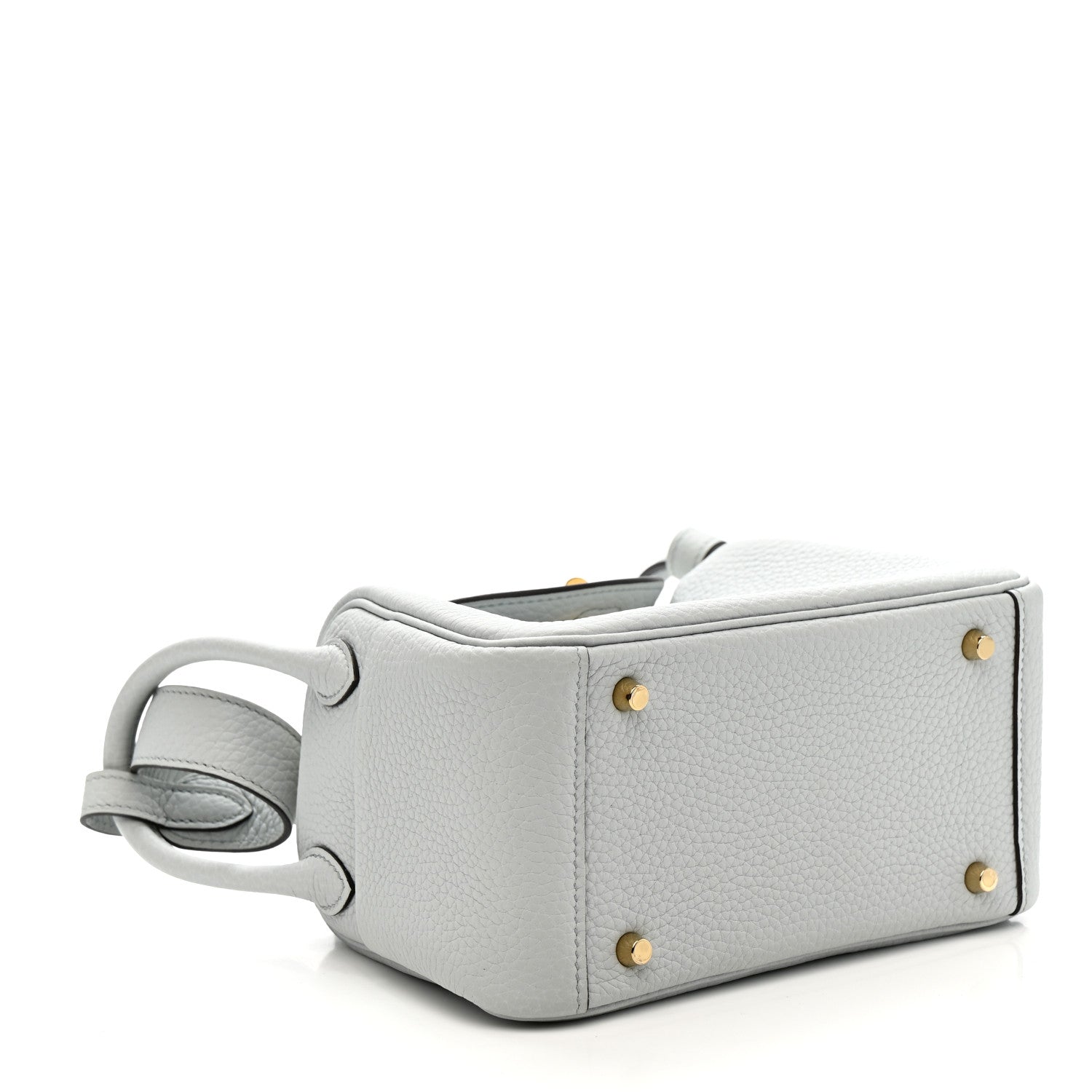Taurillon Clemence Mini Lindy 20 Bleu Pale