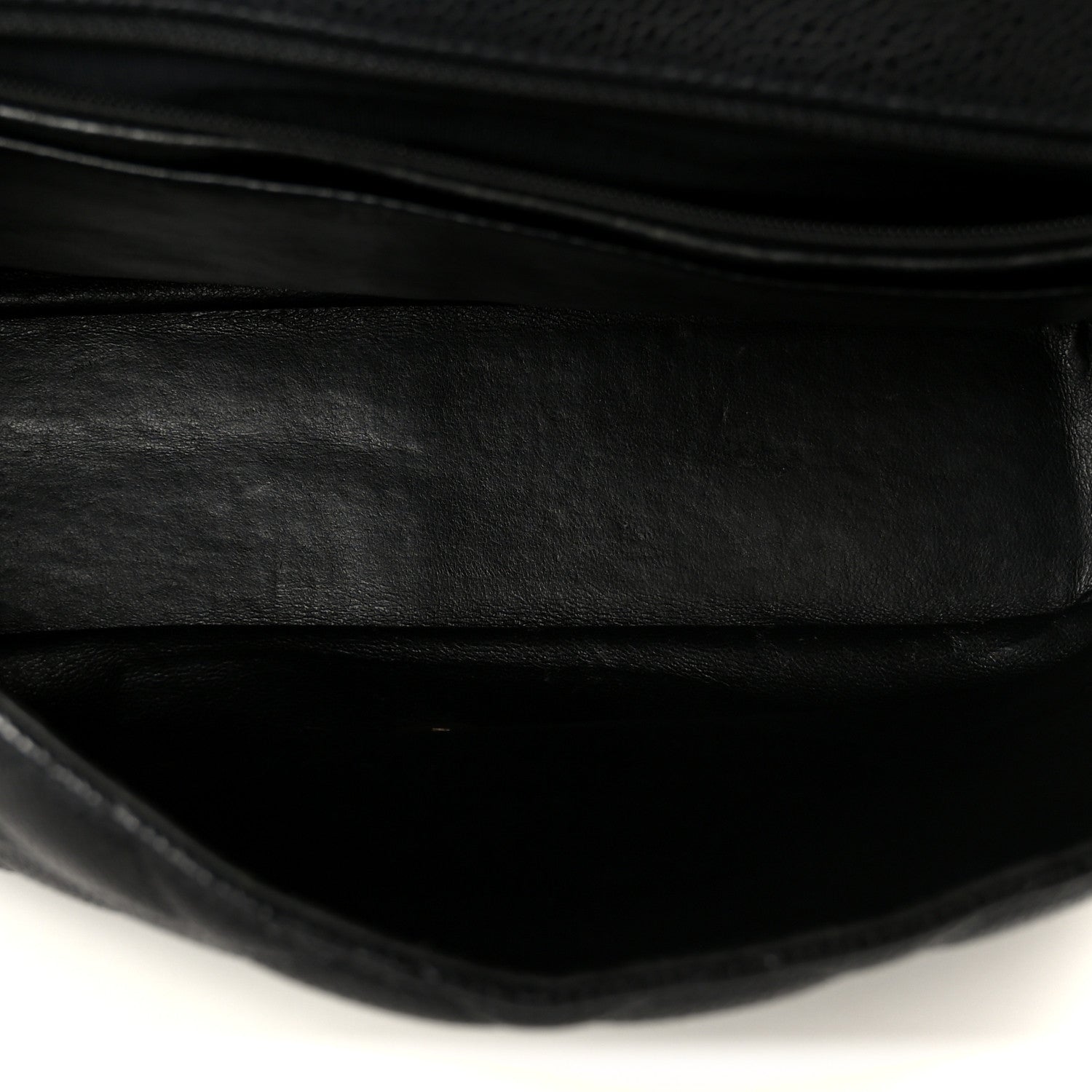 Caviar Quilted Jumbo Single Flap Black