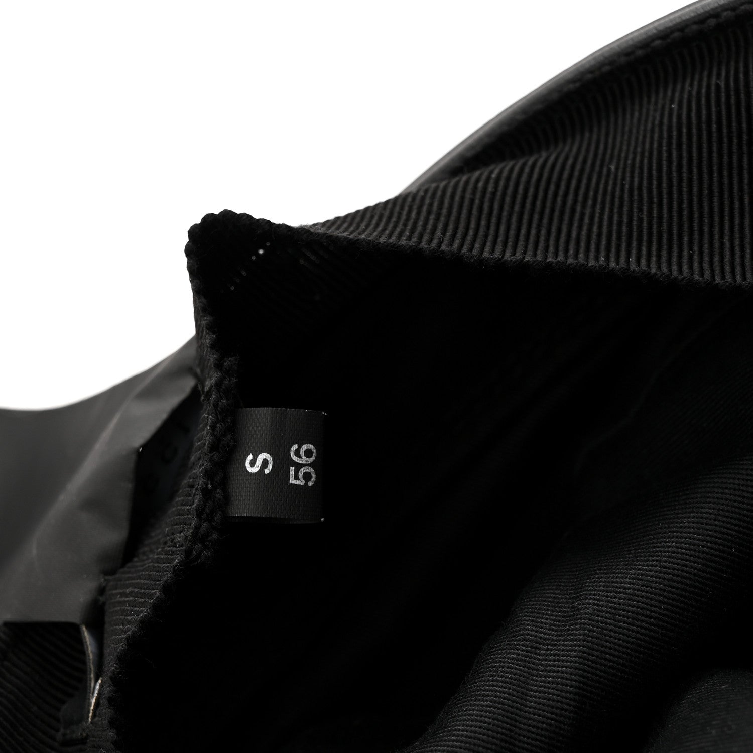 Calfskin Newsboy Hat S Black