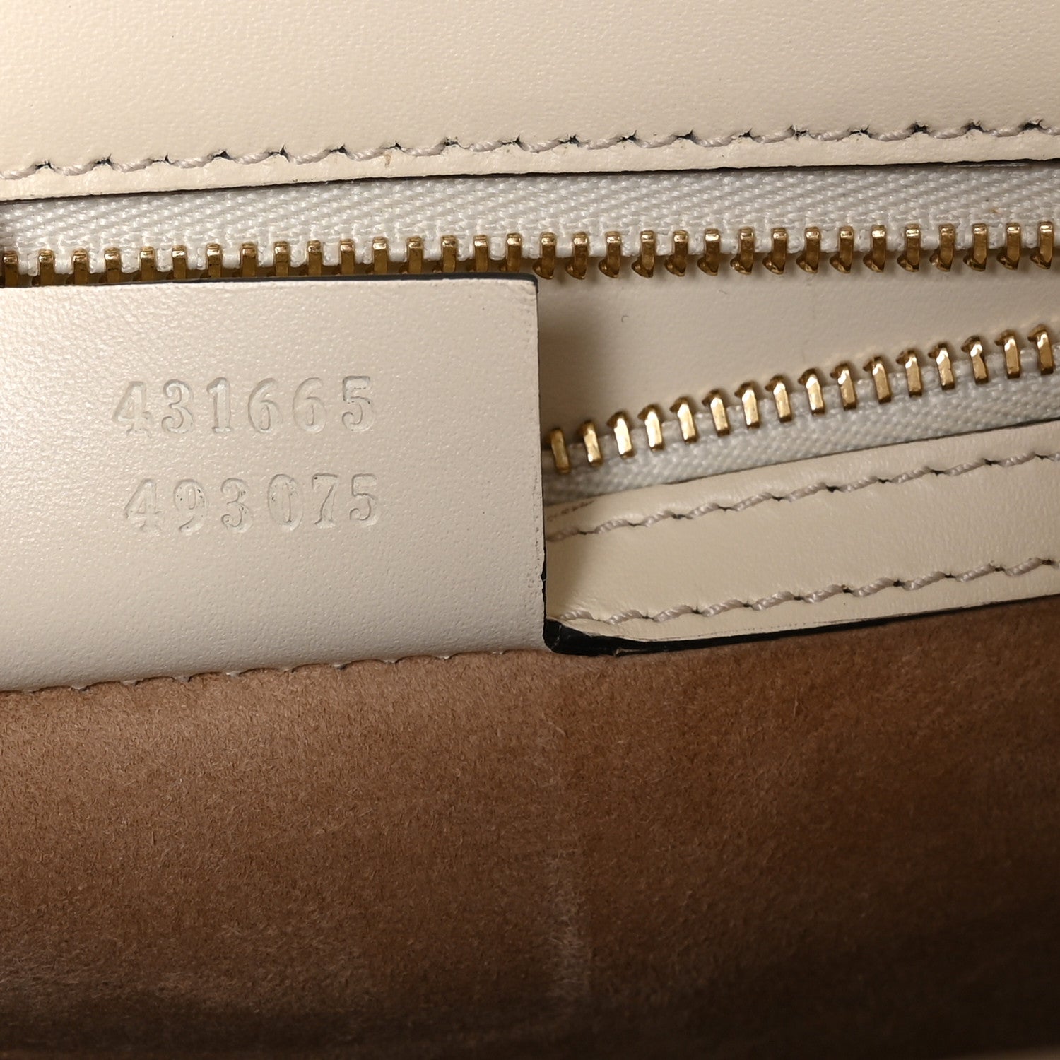 Guccissima Signature Medium Sylvie Top Handle Bag White Hibiscus
