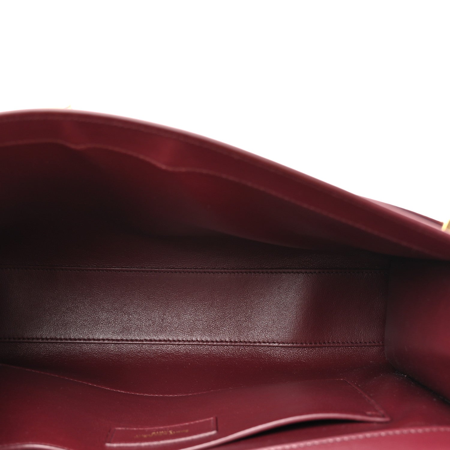 Smooth Calfskin Manhattan Shoulder Bag Rouge Legion