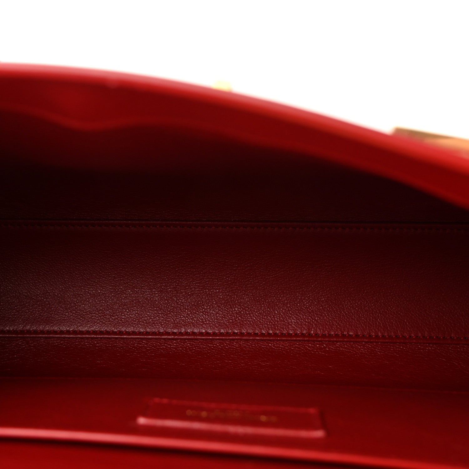 Smooth Calfskin Manhattan Shoulder Bag Rouge Eros
